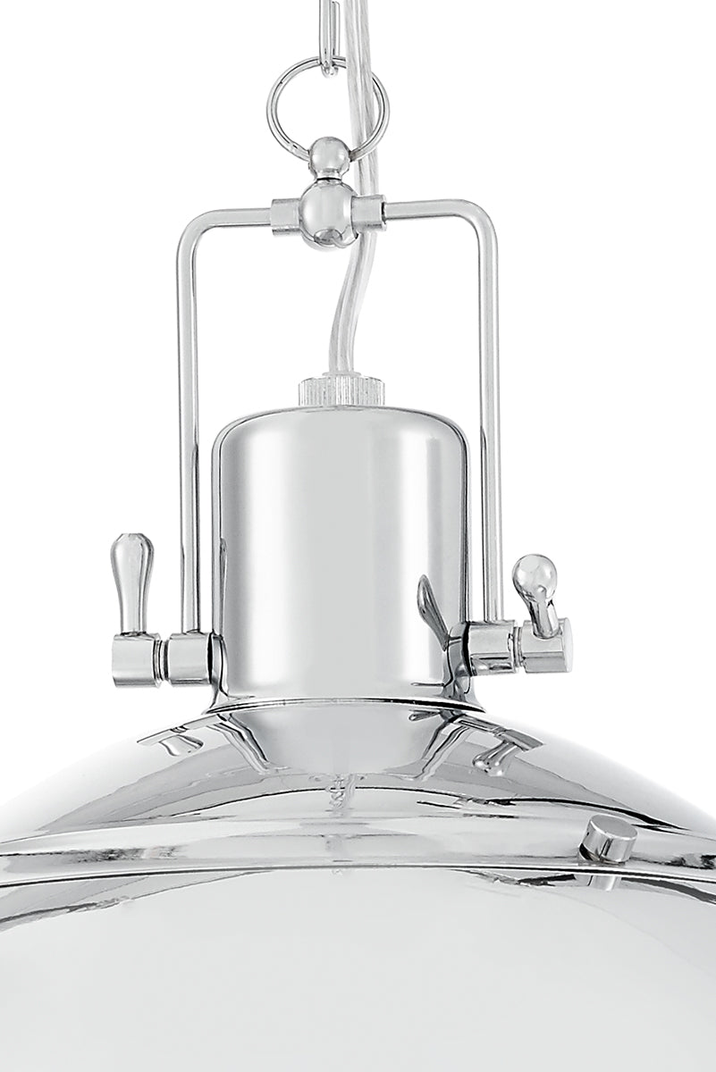 NAUTILIUS chrome pendant lamp