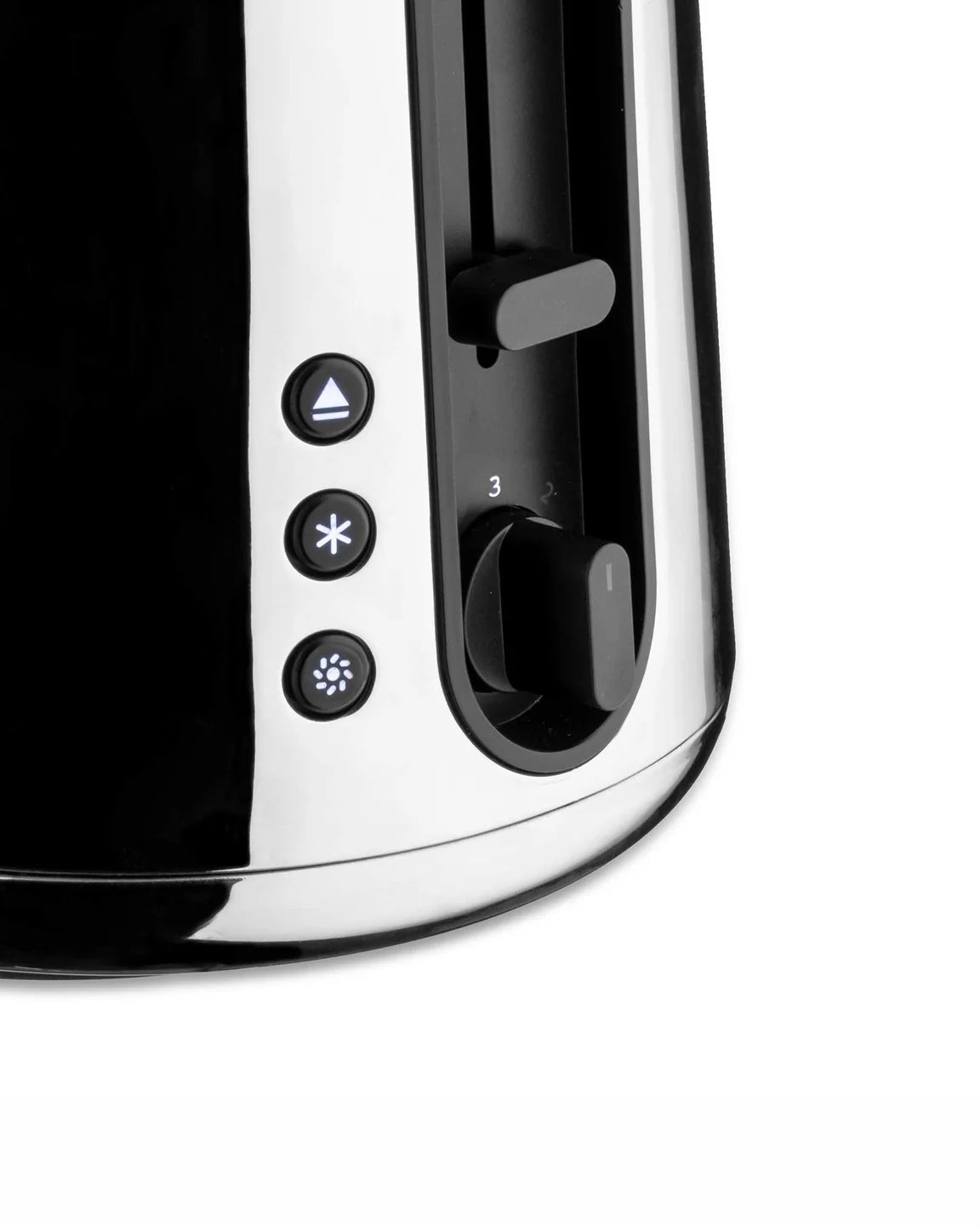 Gleis Toaster Edelstahl
