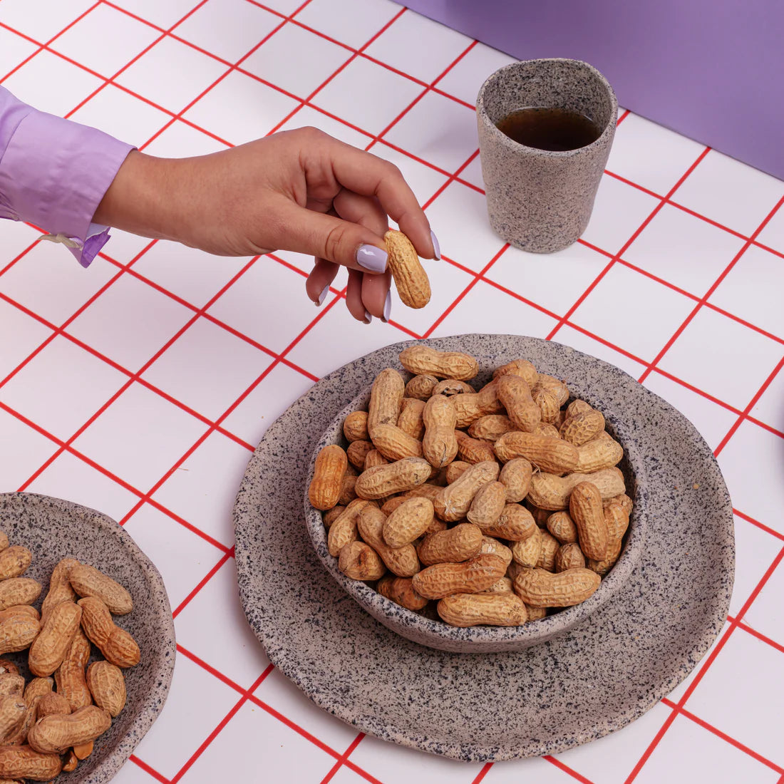 Miska NEWLITHIC graue Porzellan