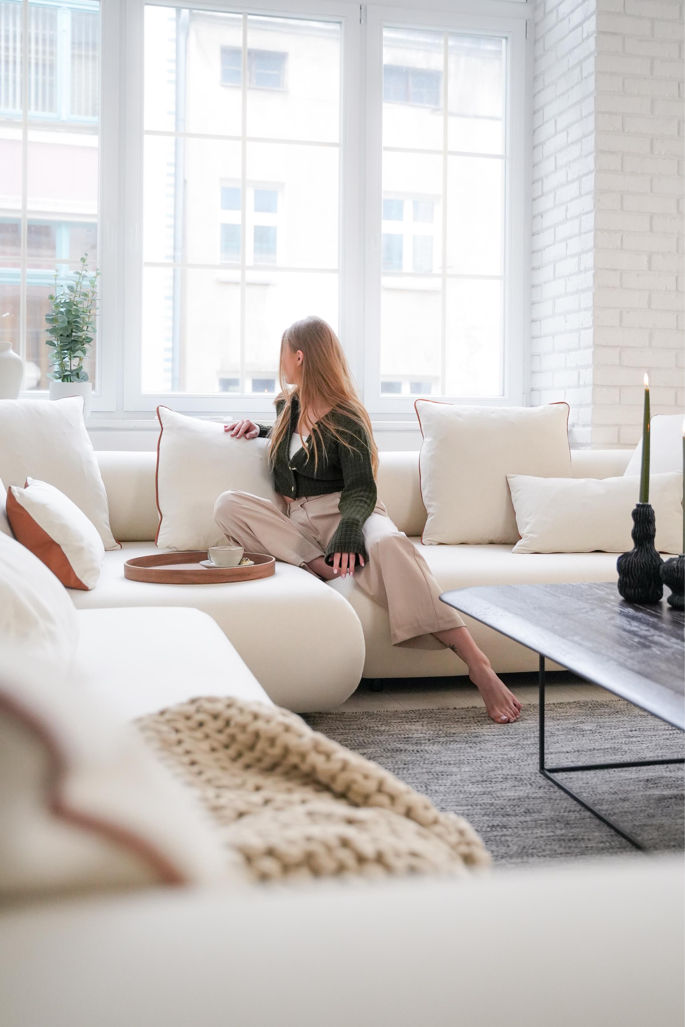 Linkes Ecksofa CASABLANCA personalisiert