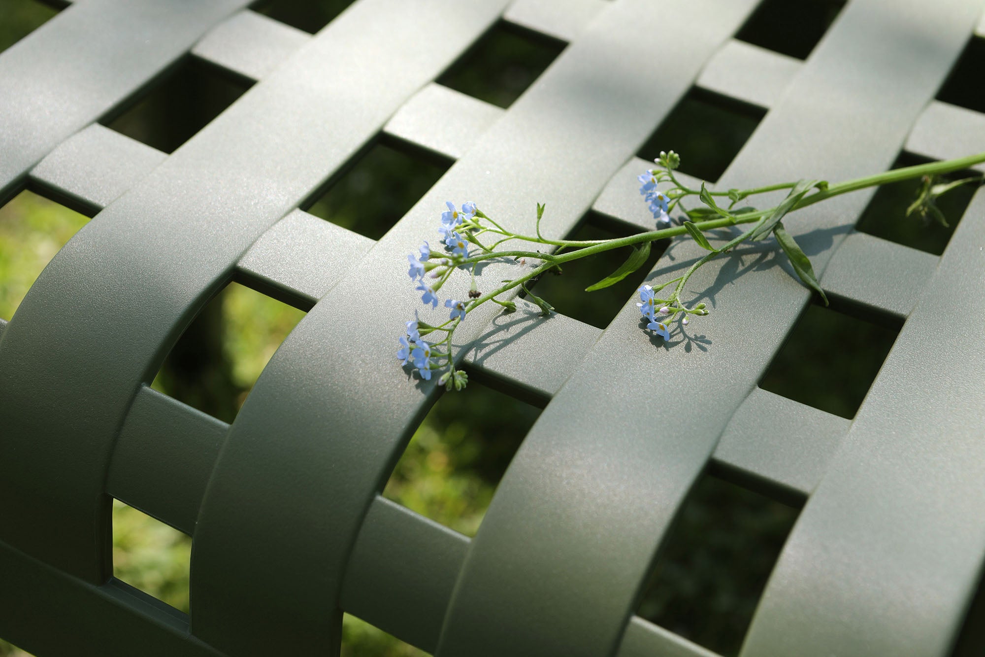 Outdoor Footrest POGGIO agave green