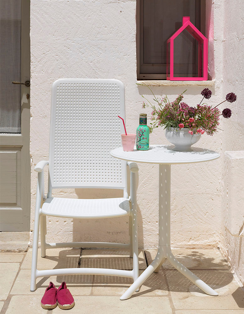 DARSENA taupe folding outdoor armchair