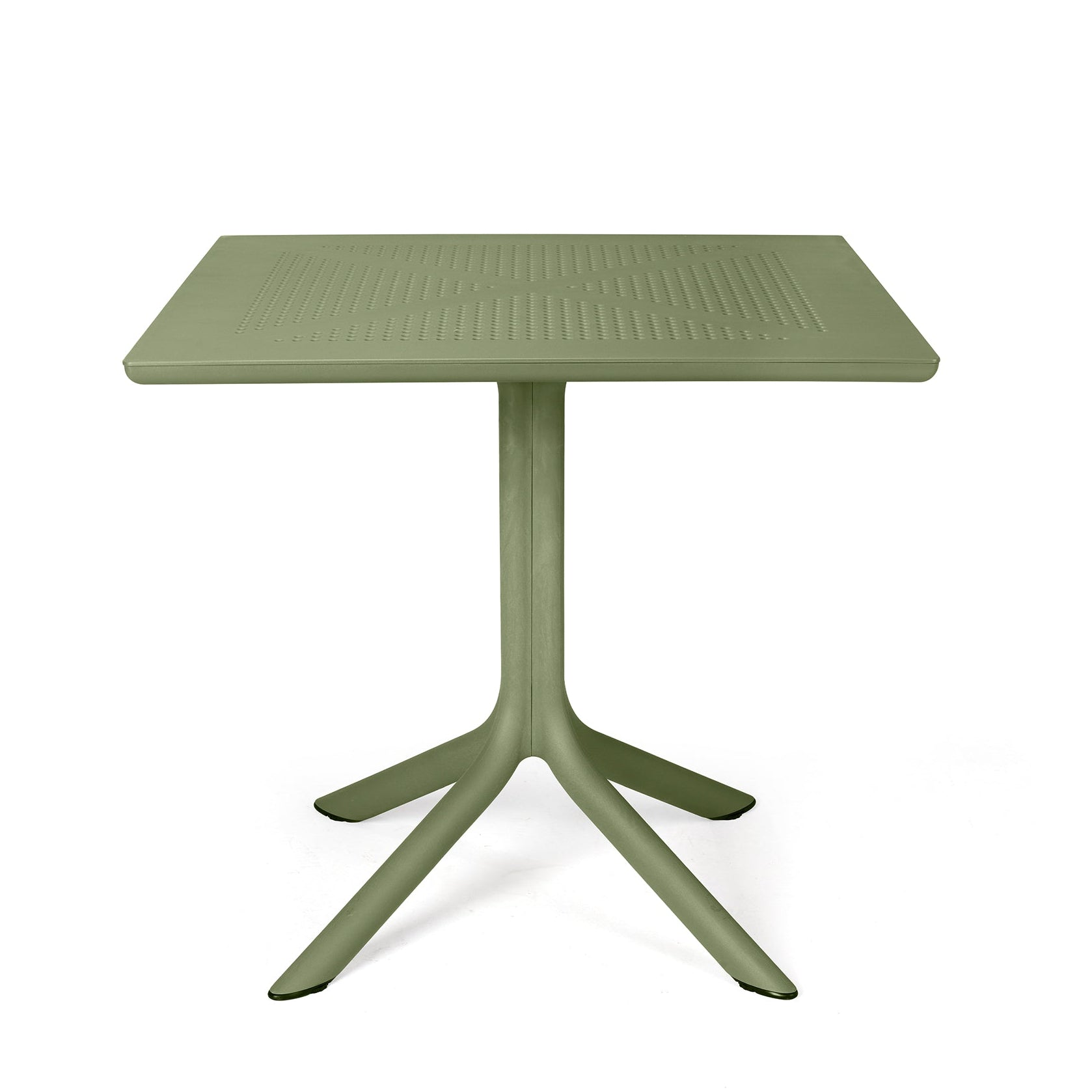 Quadratischer Außentisch CLIP Agave Grün