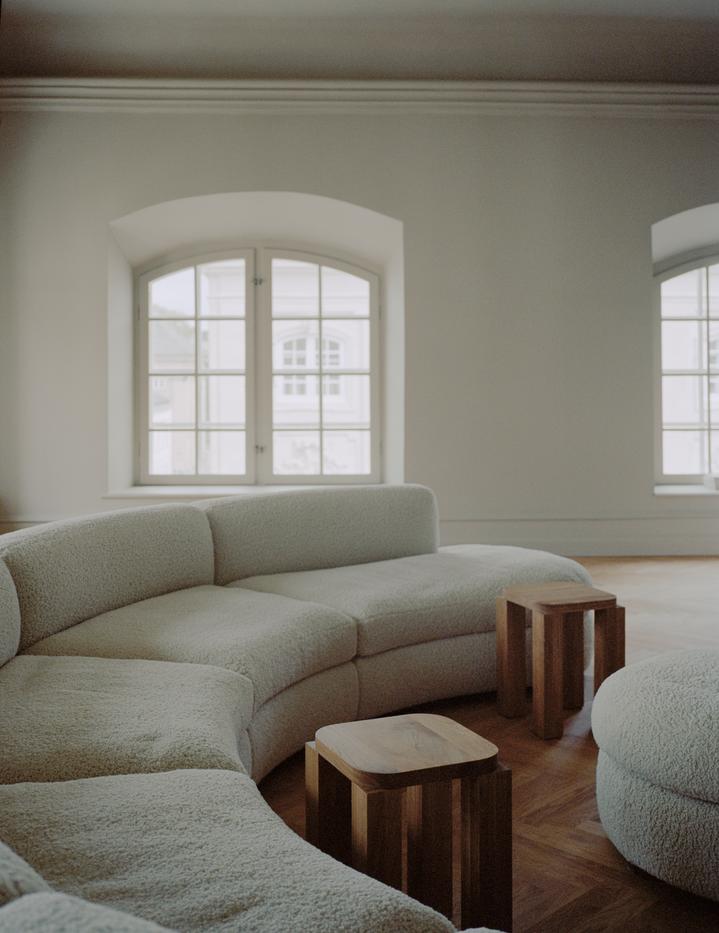 CODA Modulare Sofa - Zentralgerundete Polsterung