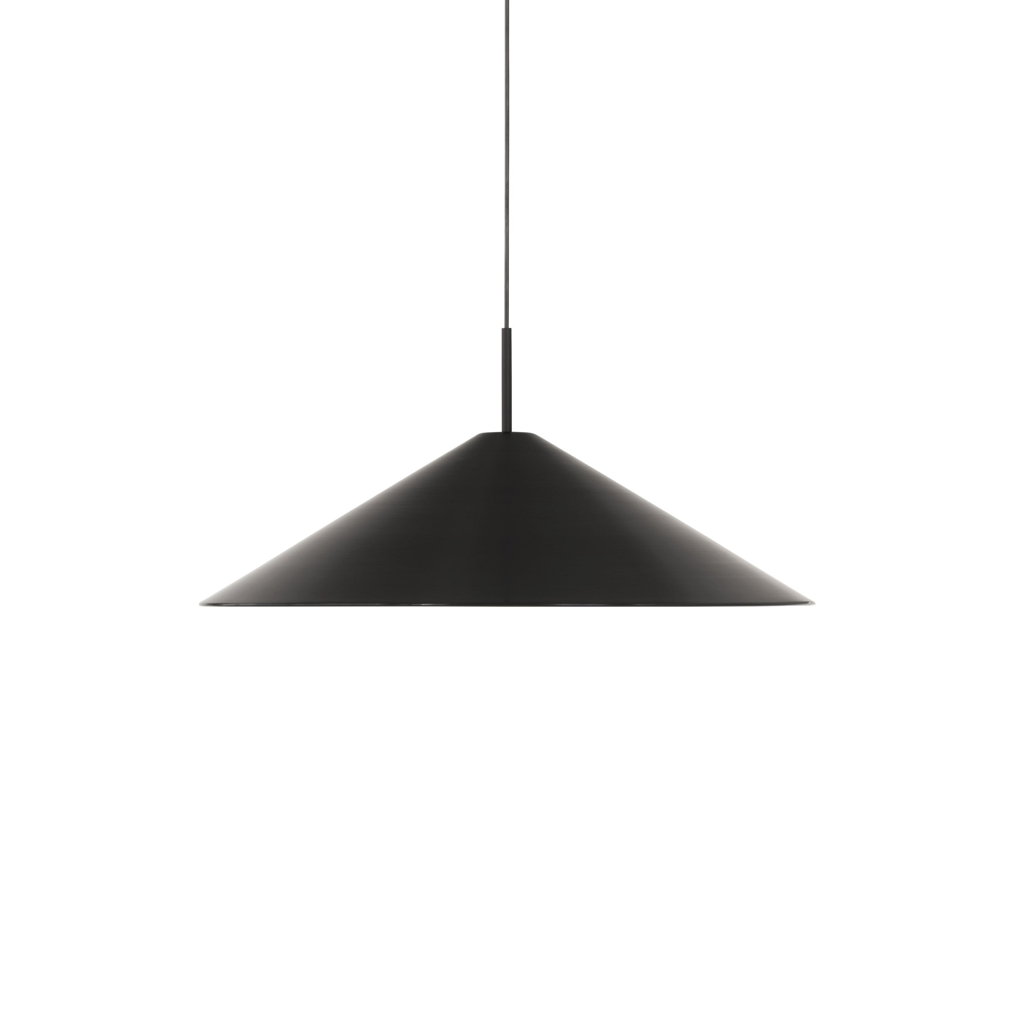 Schwarze Brolly Hanging Lampe