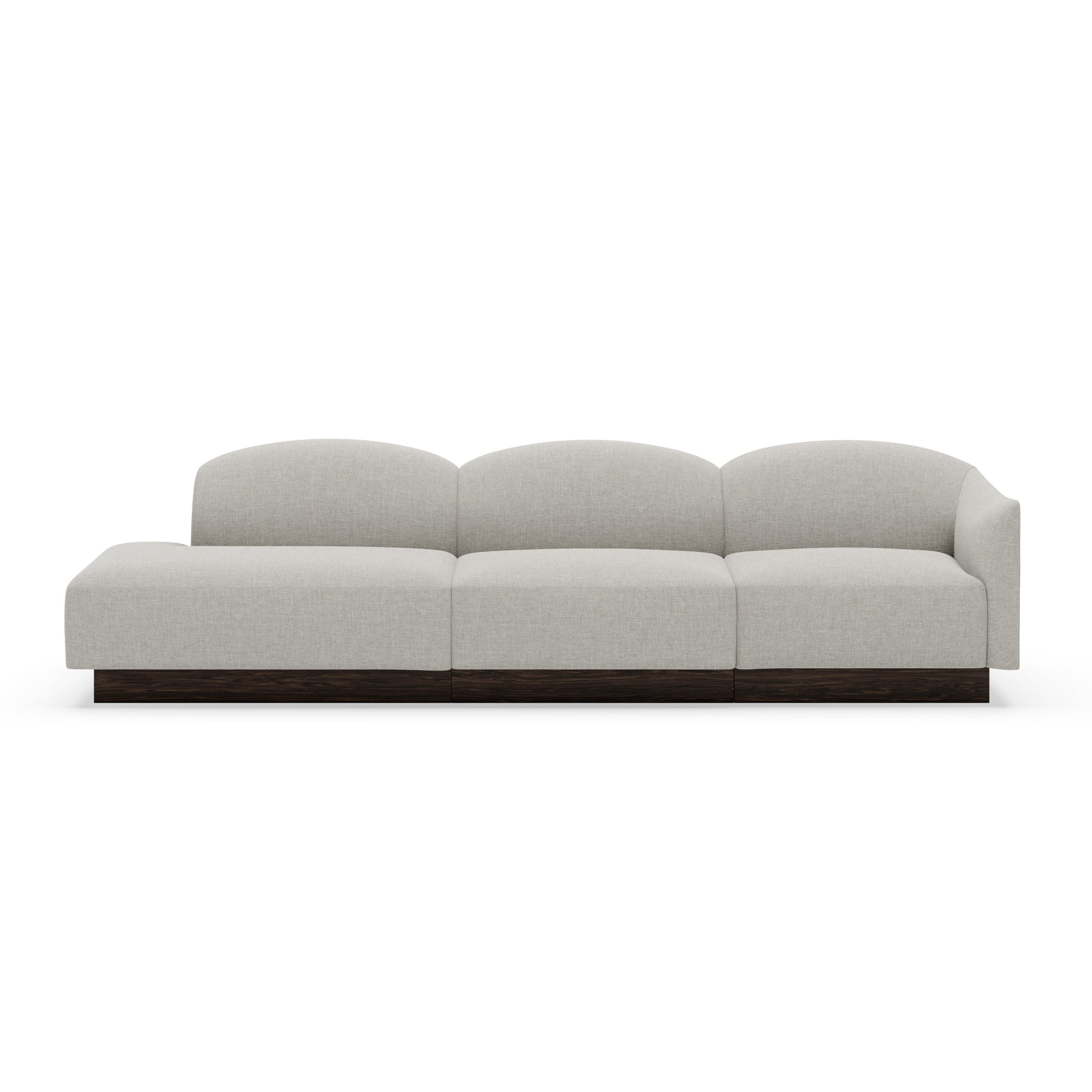 Modulares offenes Sofa links SHORE personalisierbar