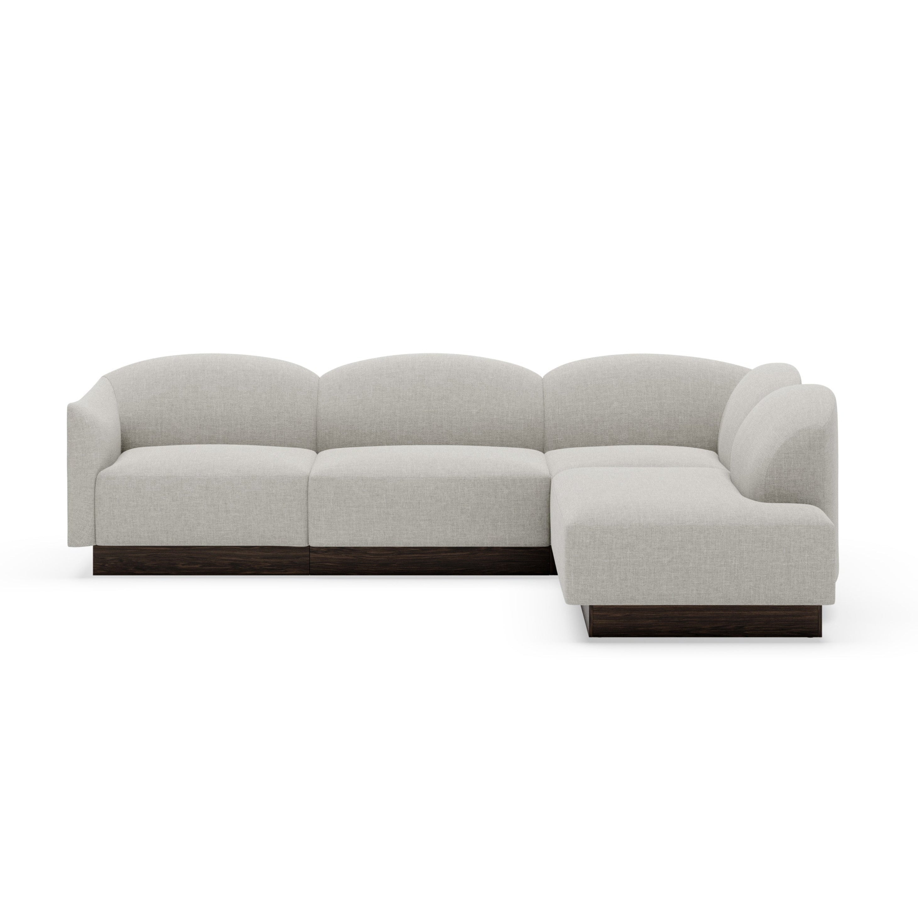 Modularer Ecksofa rechts SHORE personalisierbar