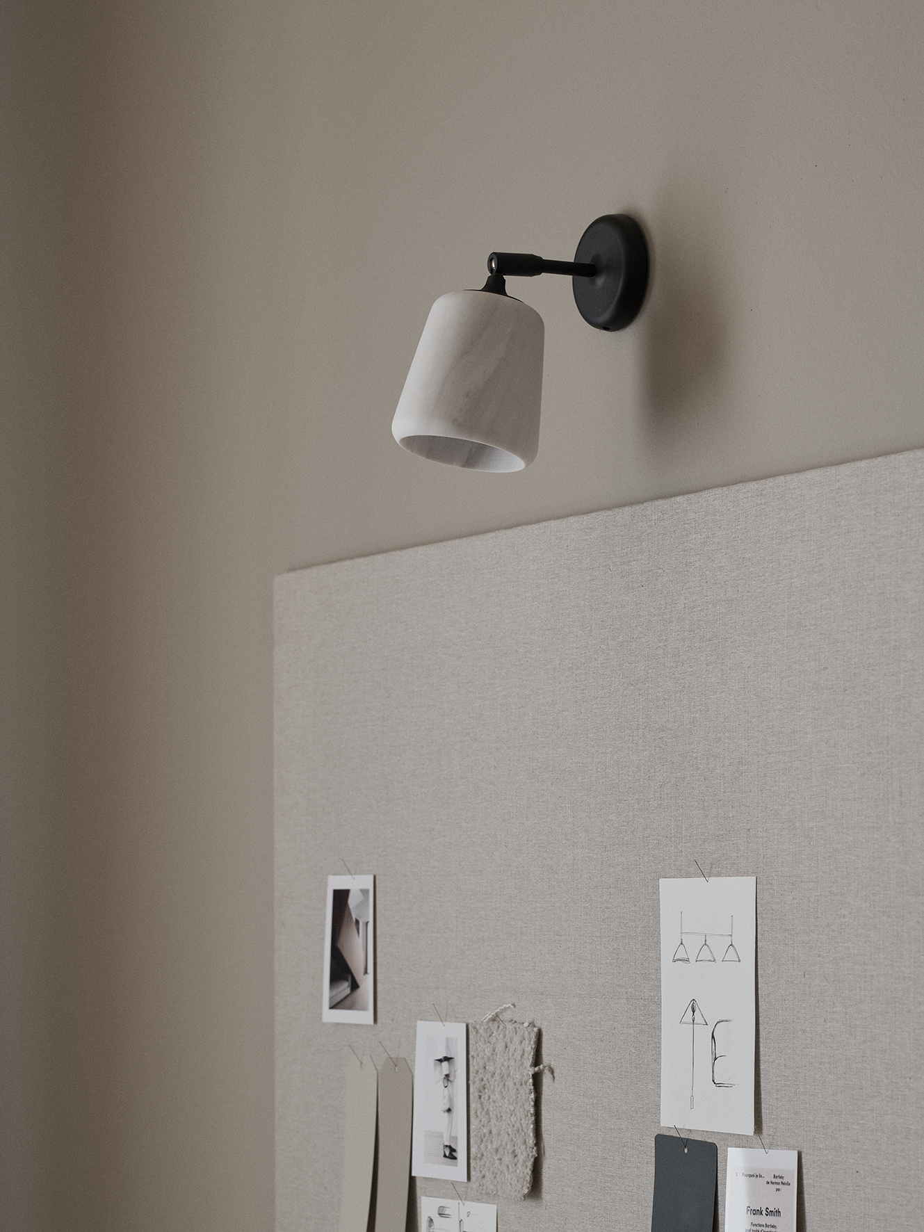 Wall lamp Natural cork