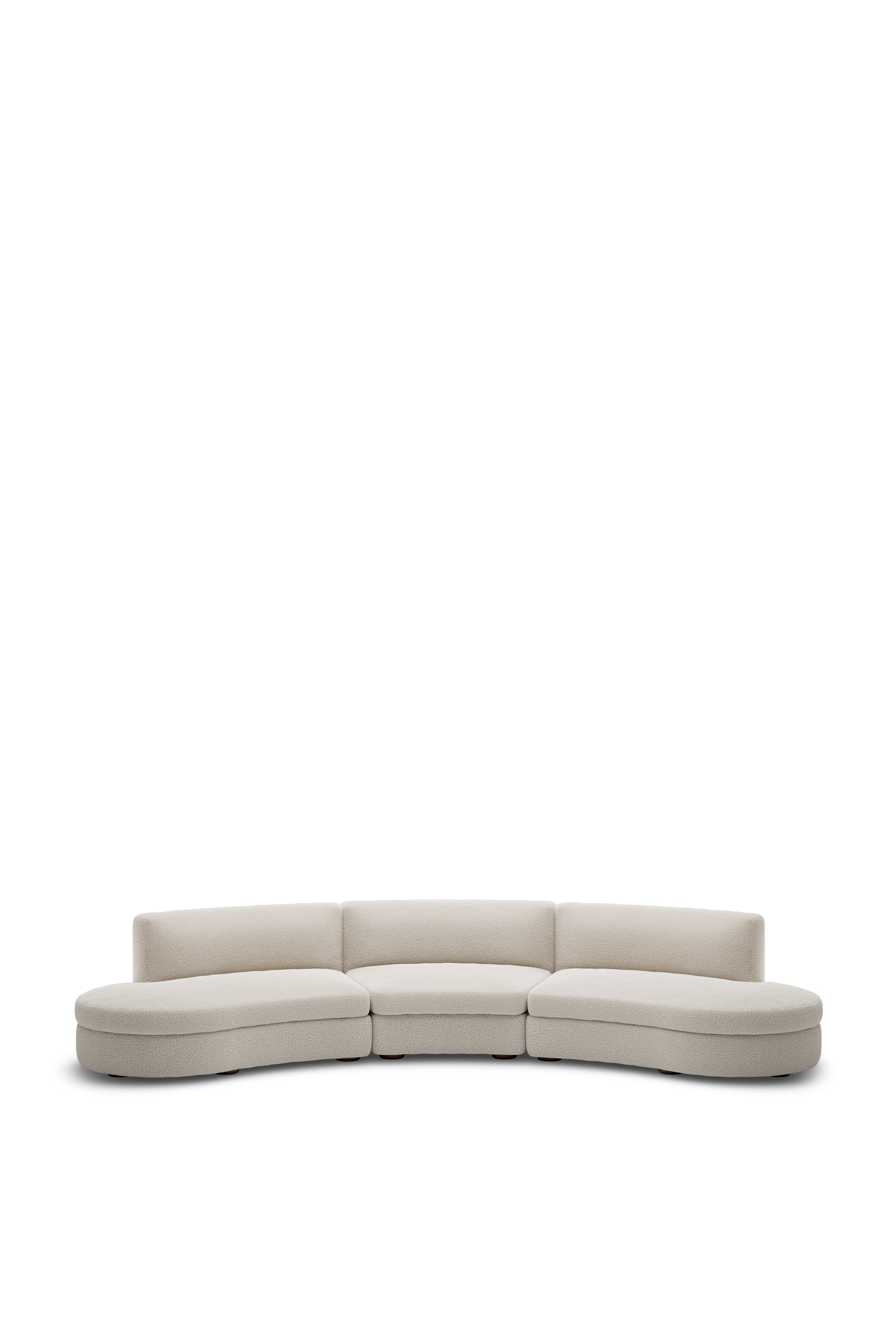 CODA Modulare Sofa - Zentralgerundete Polsterung
