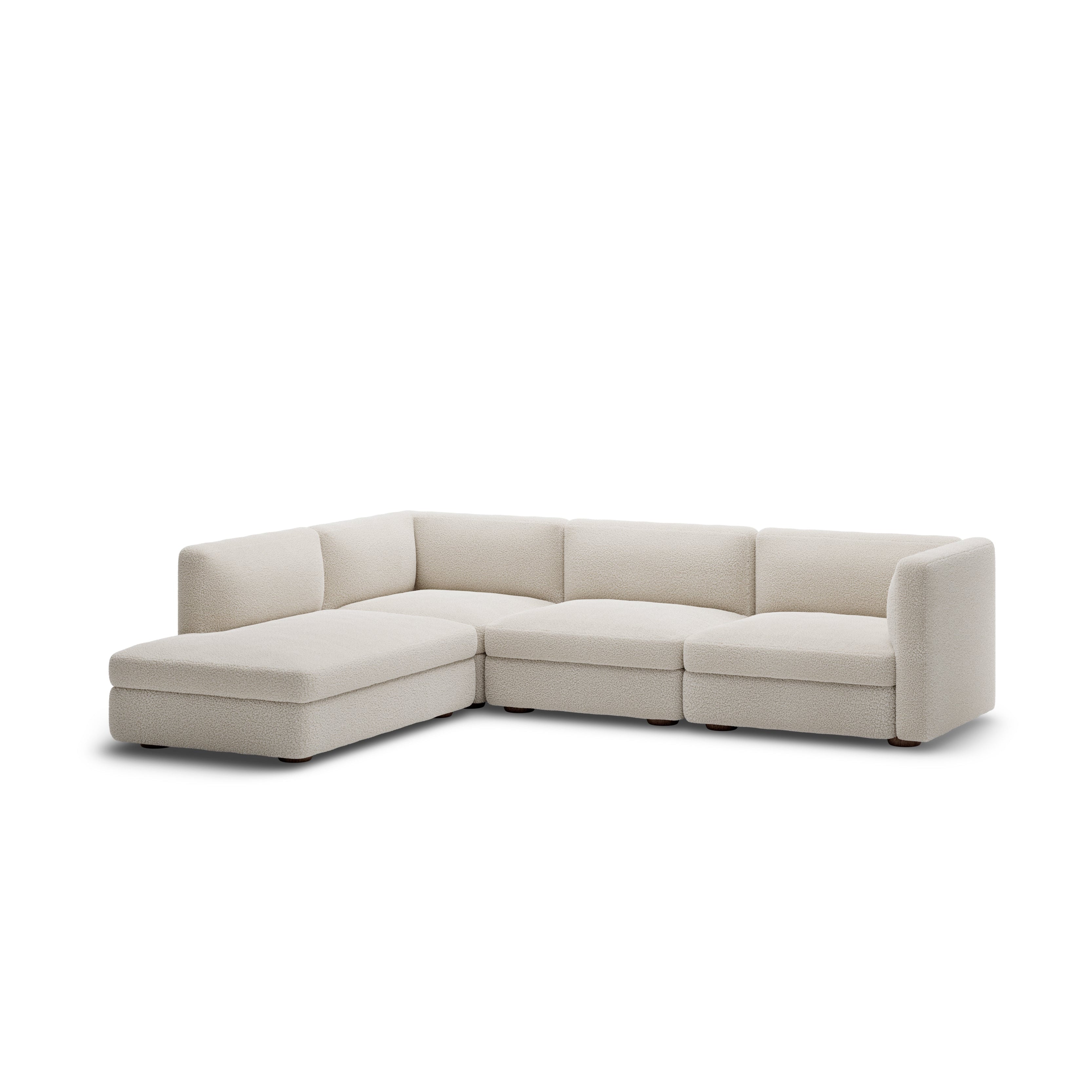 CODA Modulare Sofa - links -handgepolstertes Element