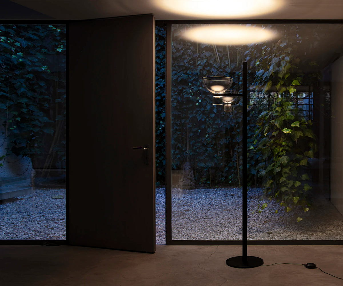 Stehlampe NOCTURNE F1 BOWL schwarz