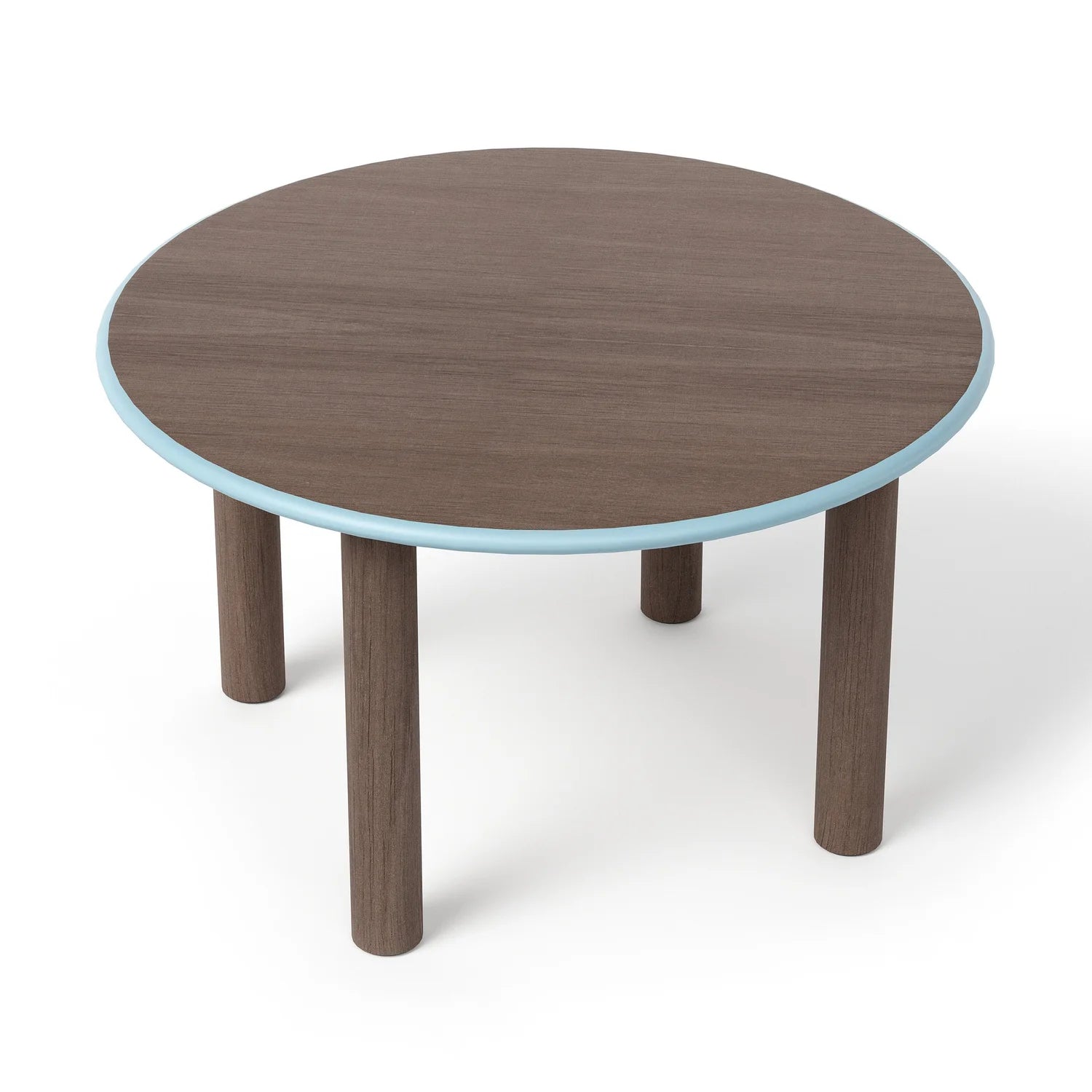 Round Children's Table BABY PAUL Brown Ash Wood