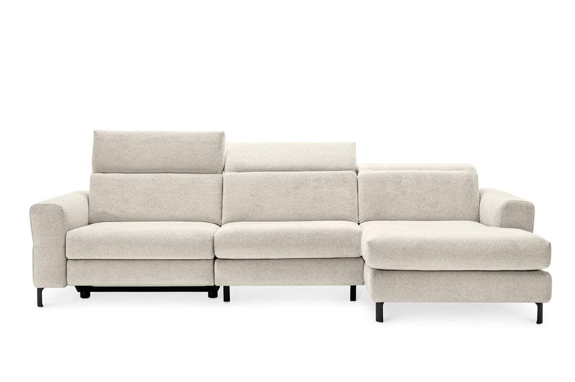 Right-facing corner sofa NORMA upholstered