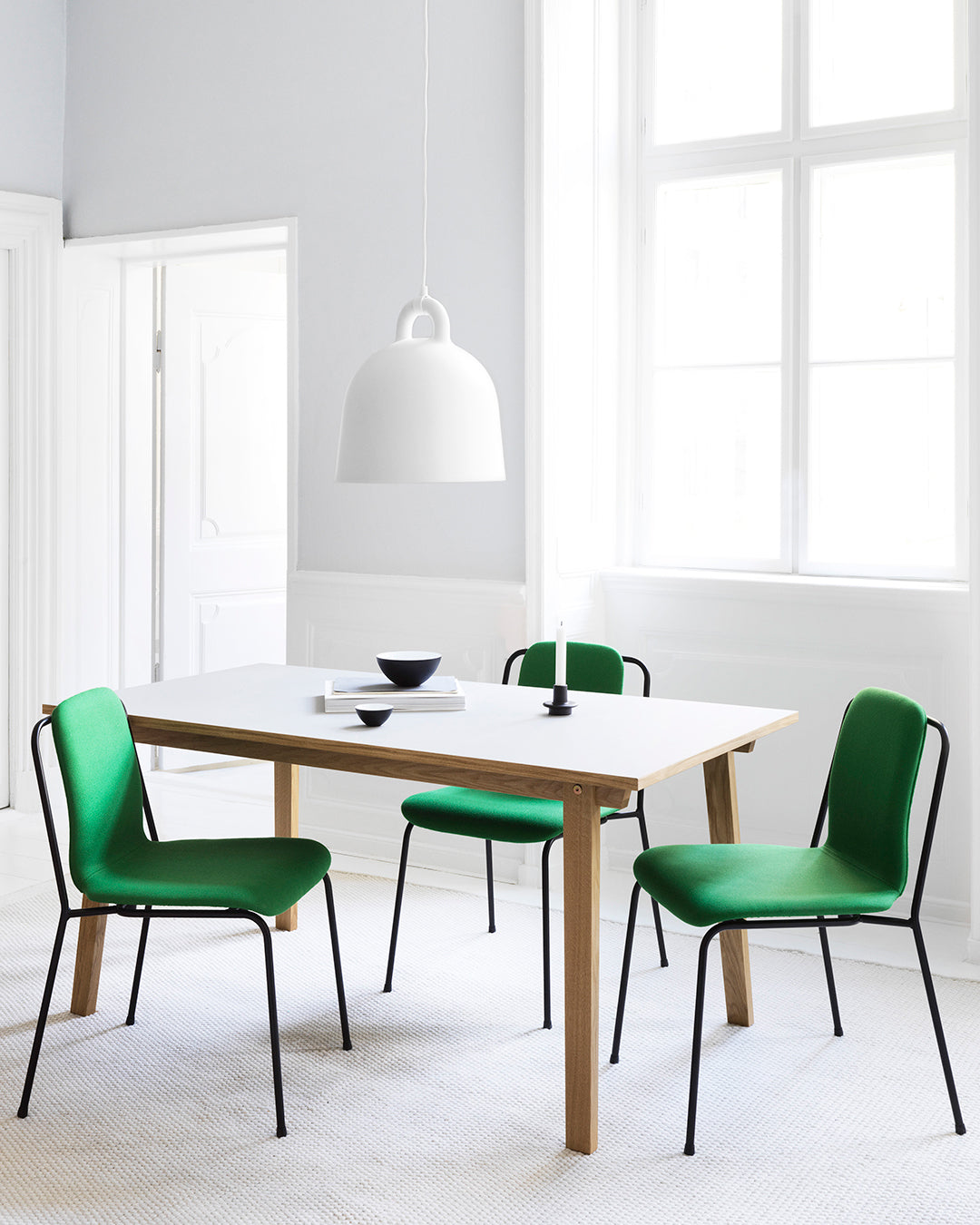 BELL white pendant lamp