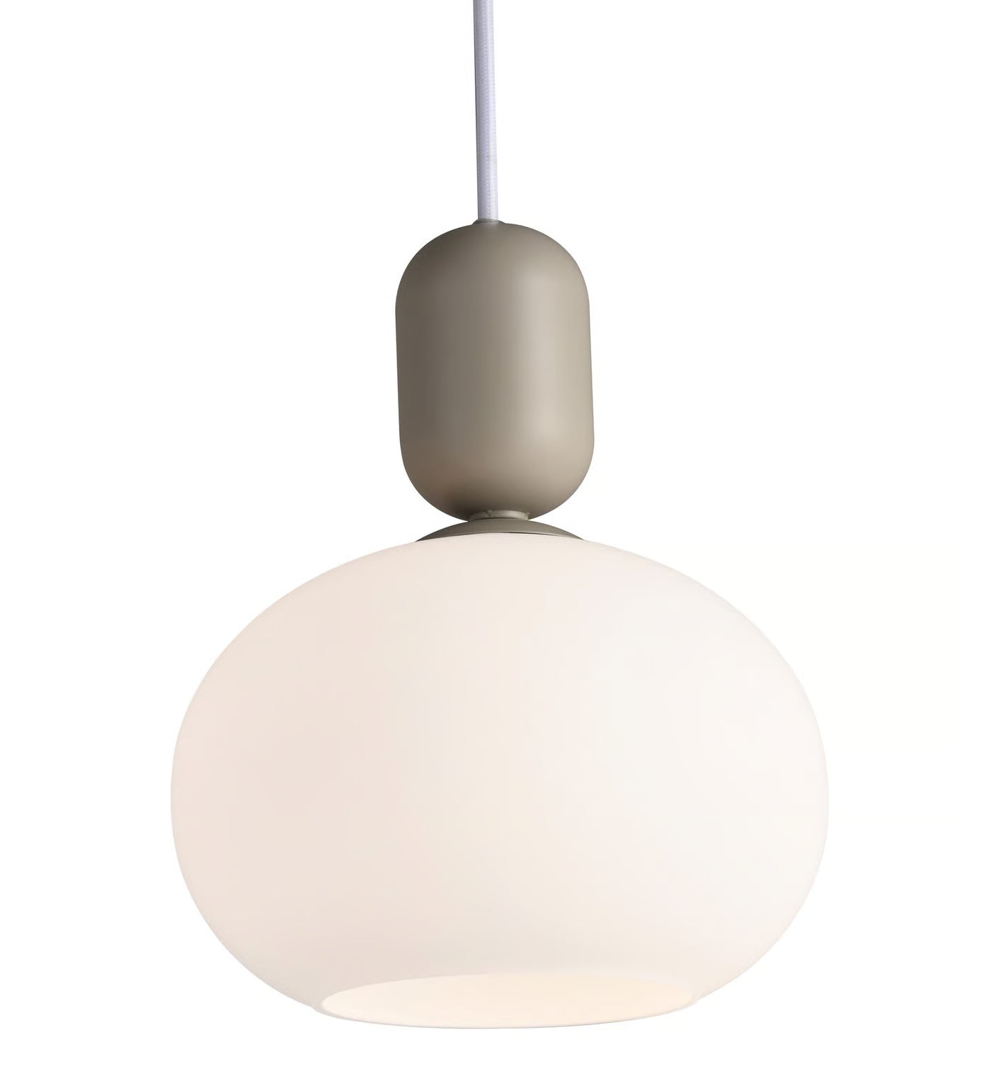 Hanging Lampe Notti Oval Grey