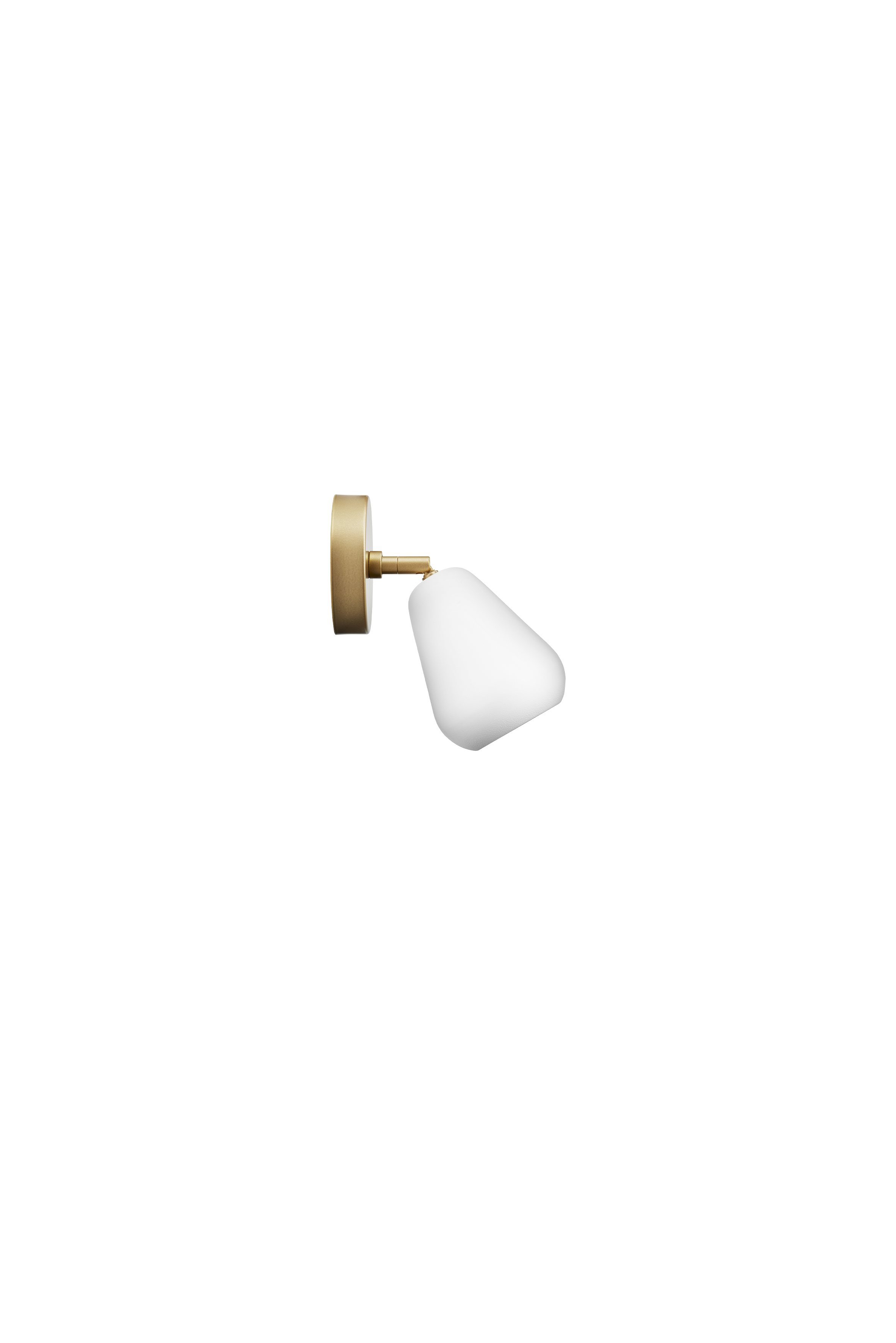 ANOLI wall lamp in gold with white