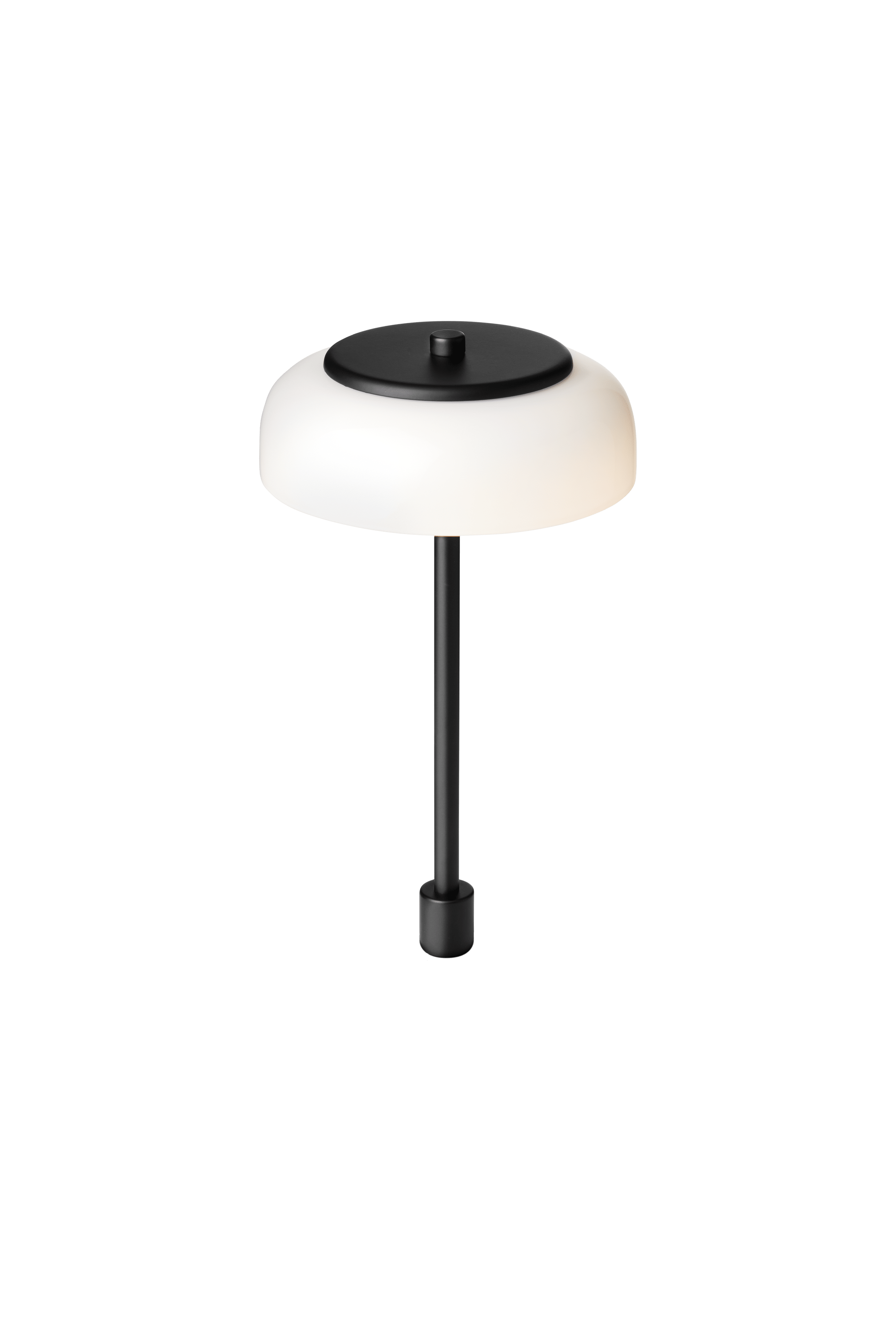 BLOSSI Table Lamp Black with Opal Glass