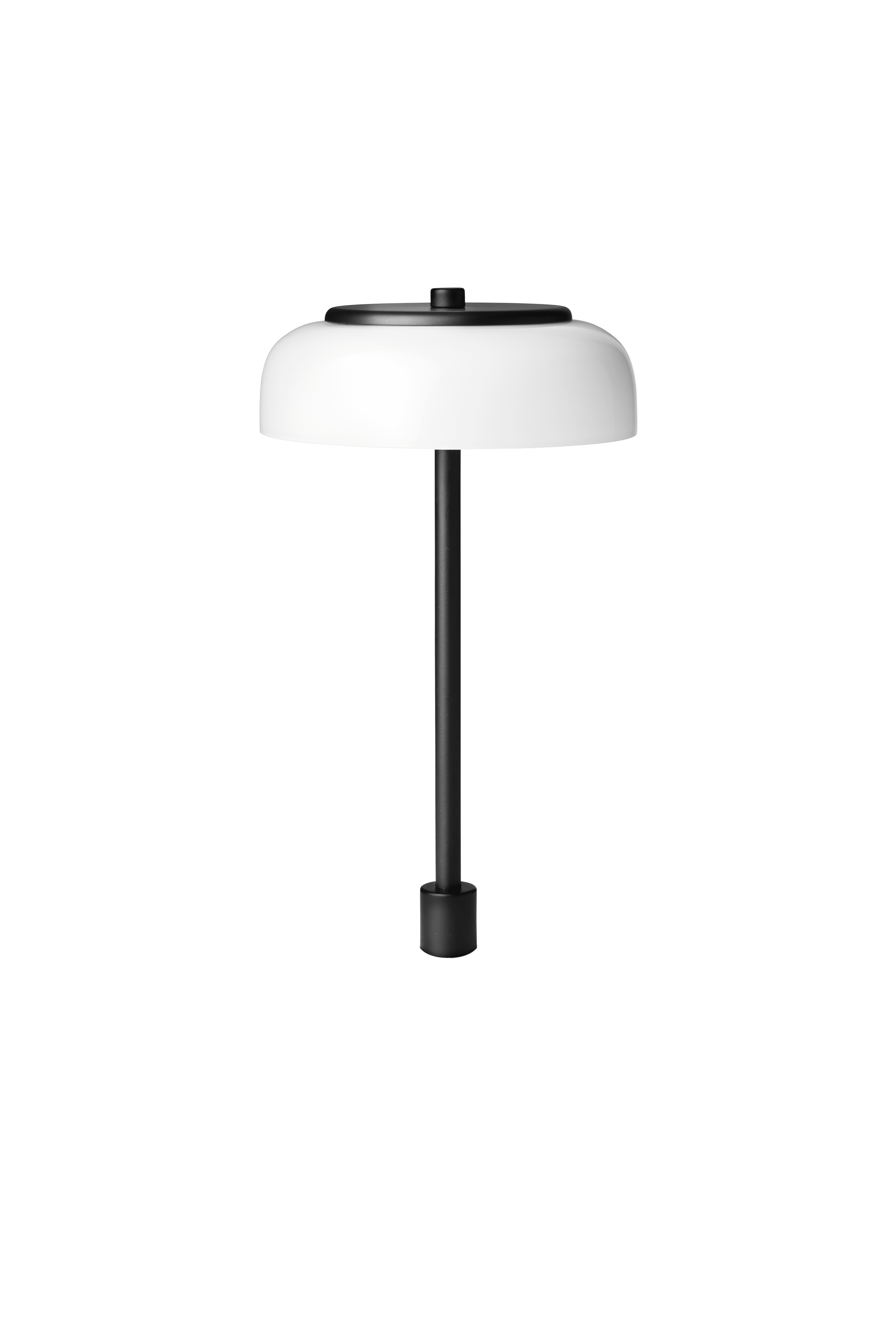 BLOSSI Table Lamp Black with Opal Glass