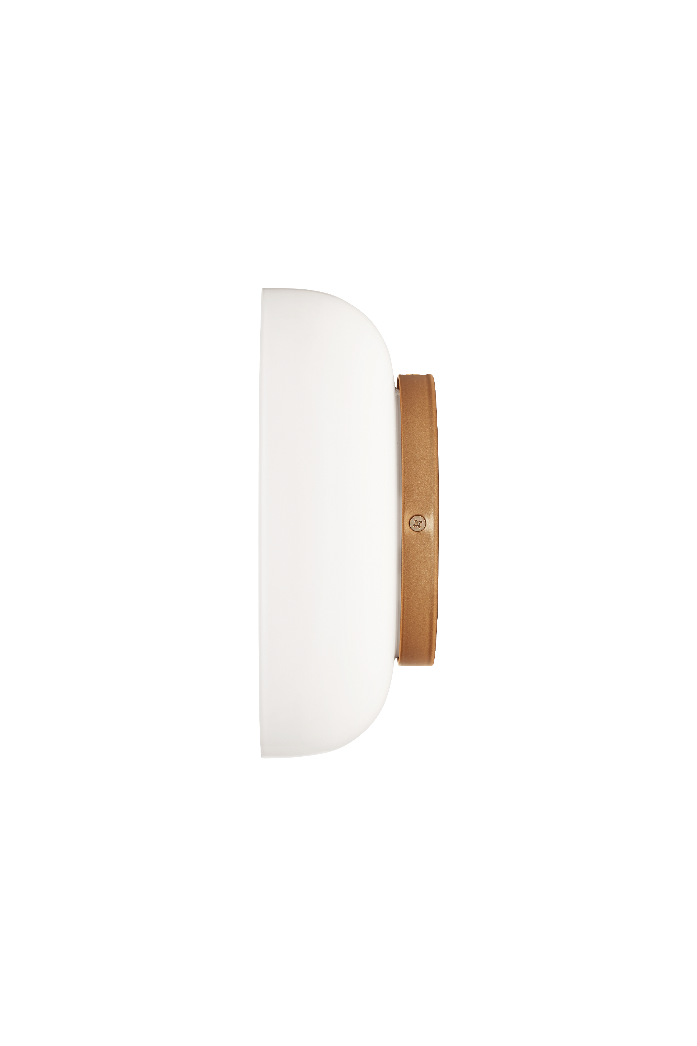 BLOSSI Wall Lamp in Gold with Opal Glass