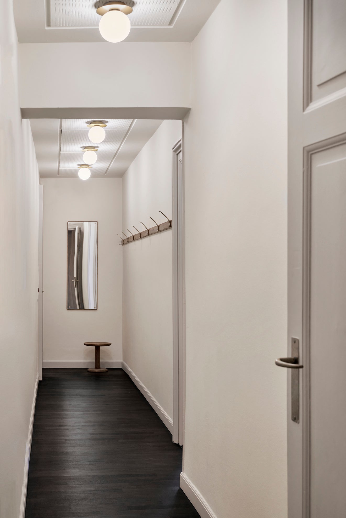 LIILA Gold Recessed Wall Sconce with Opal Glass