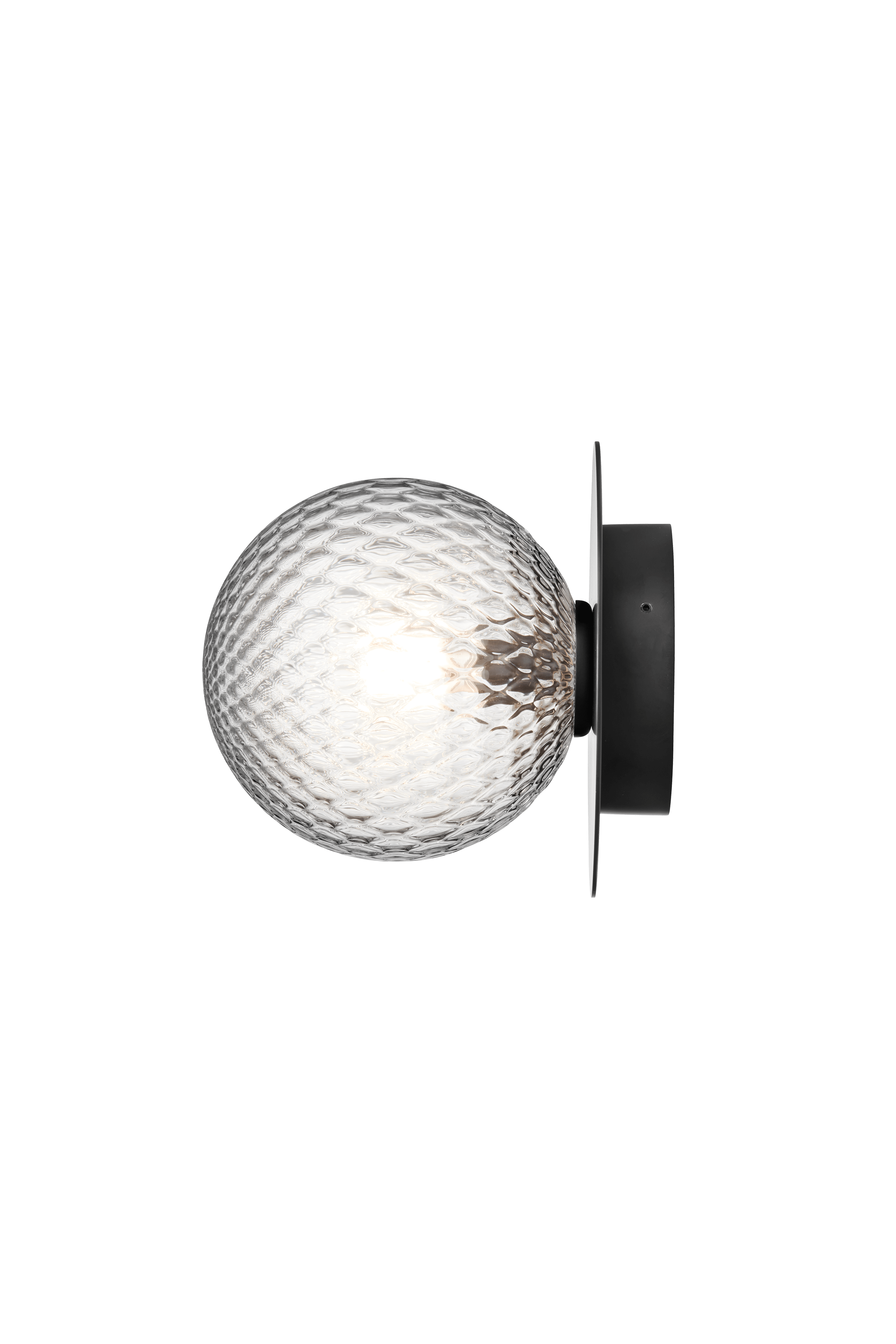 Outdoor Wall Light LIILA Black with Transparent Glass