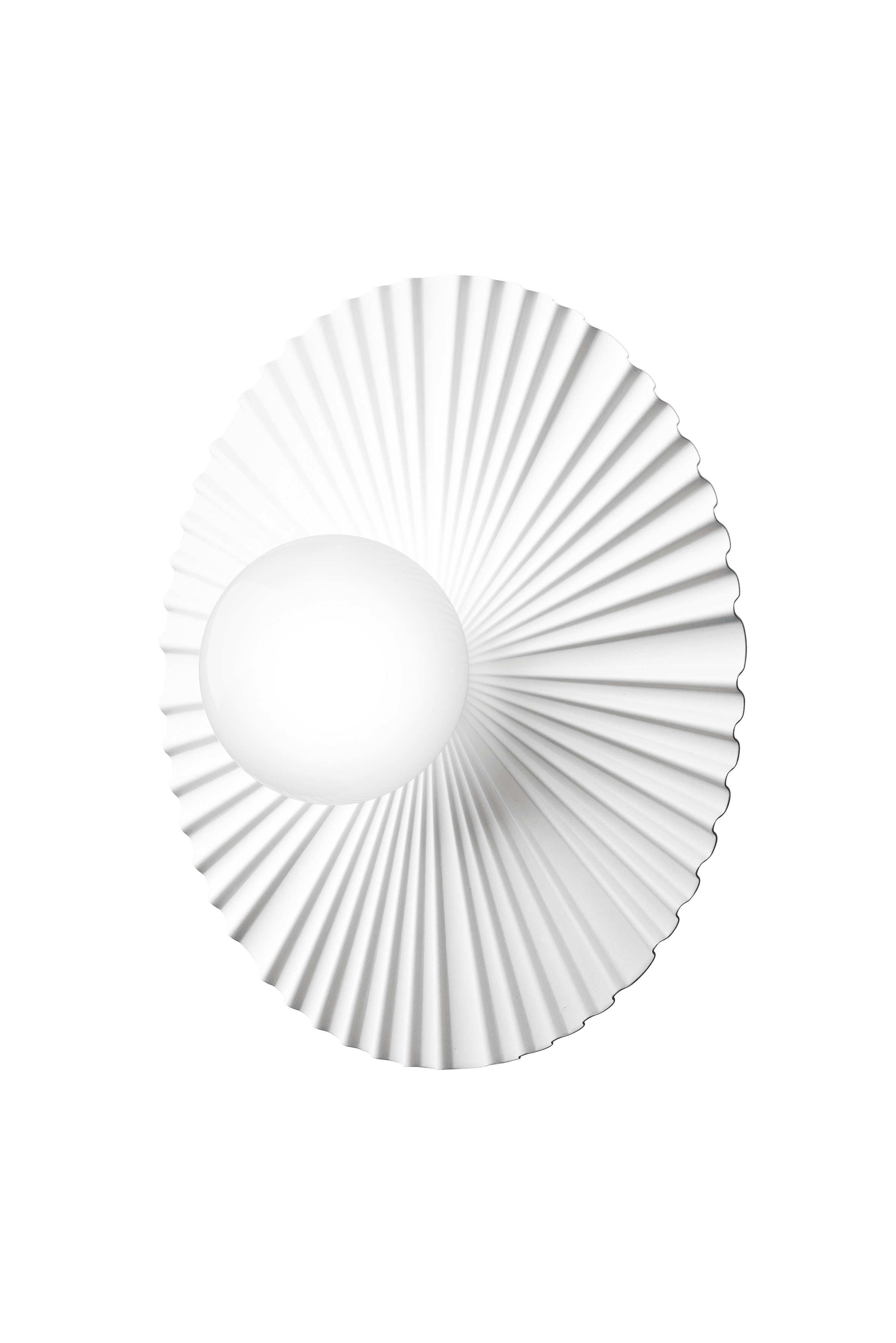 LIILA MUUSE Wall Lamp in White with Opal Glass