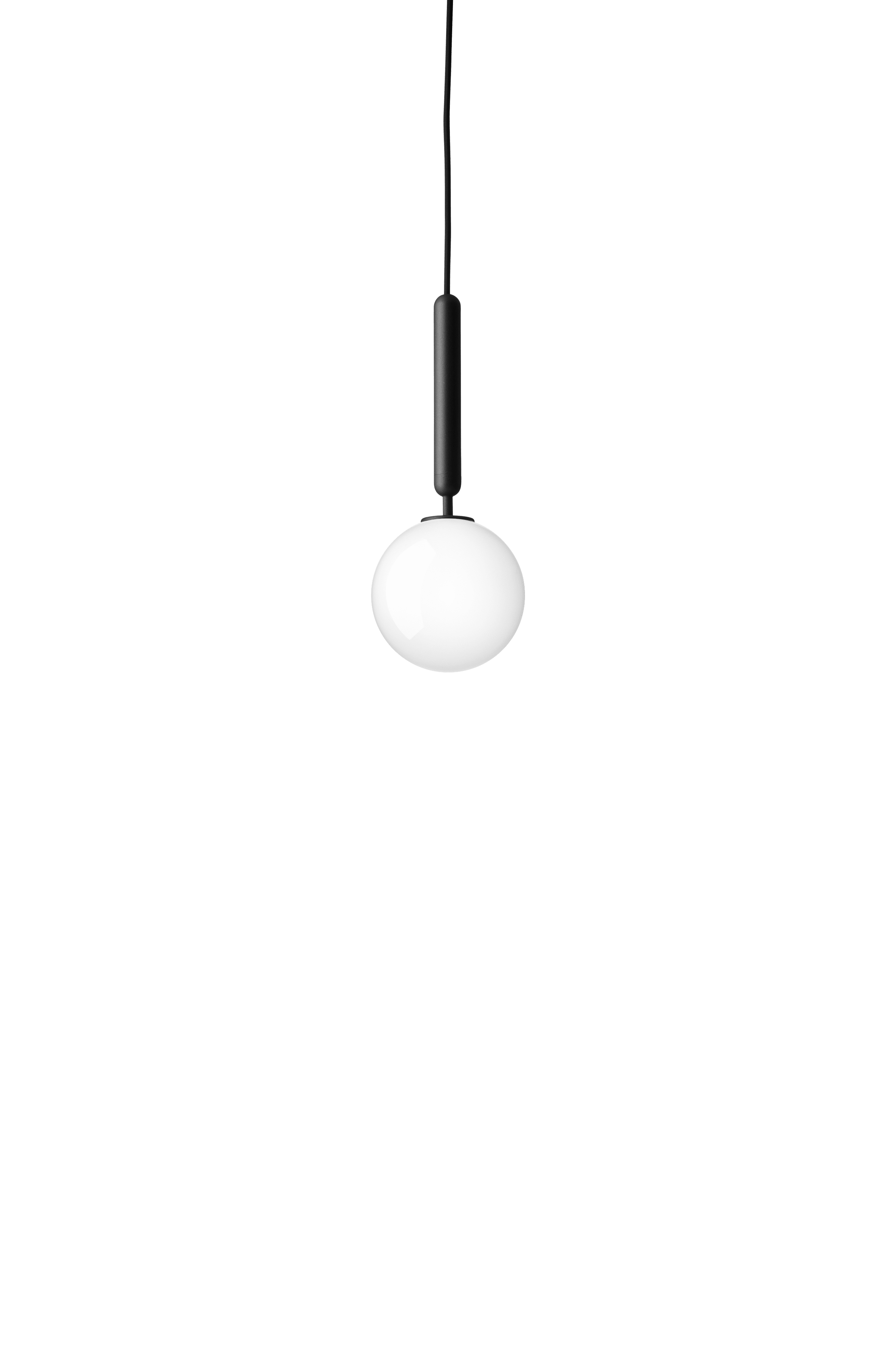 MIIRA Pendant Lamp in Graphite with Opal Glass