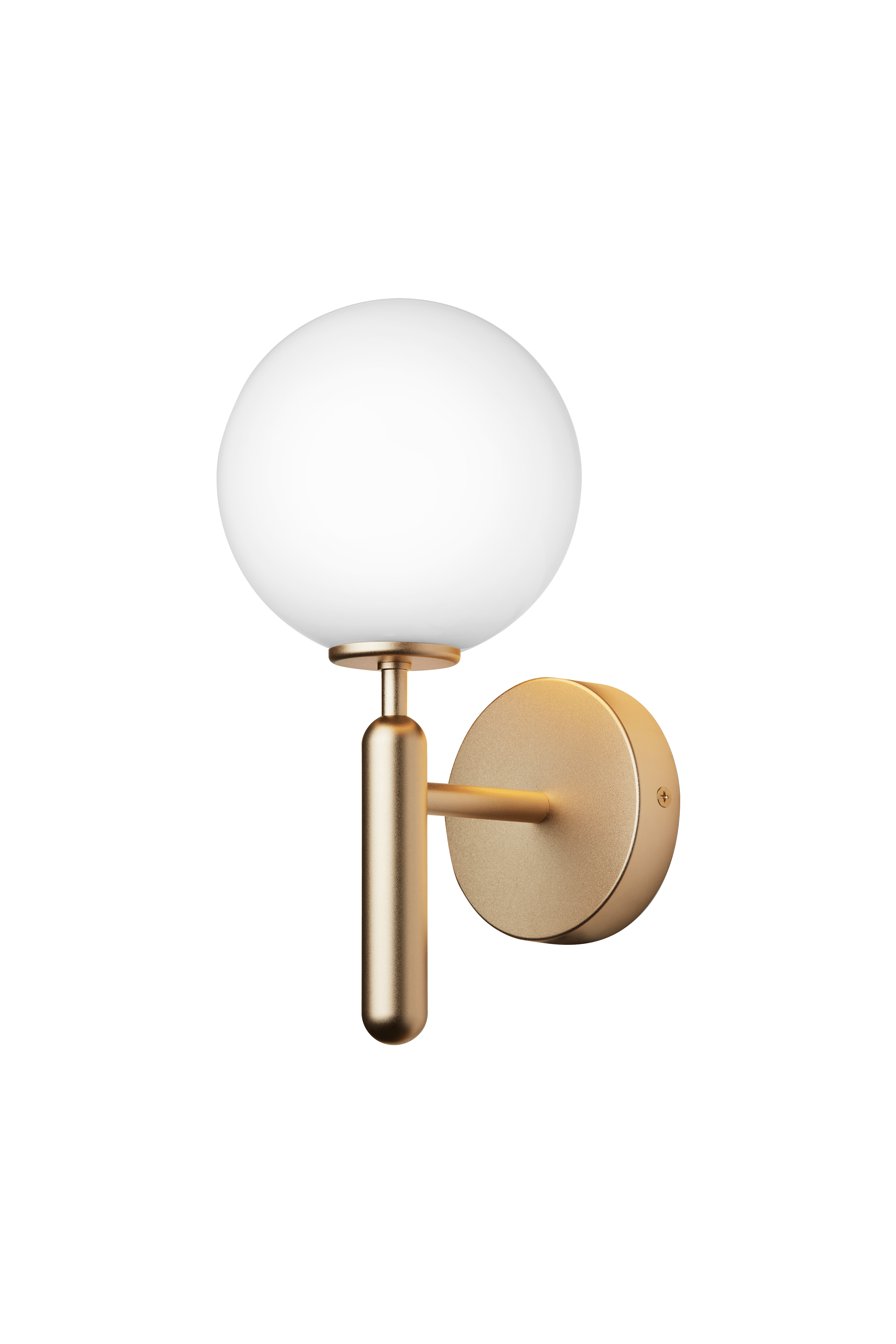 MIIRA Wall Lamp in Brass with Opal Glass