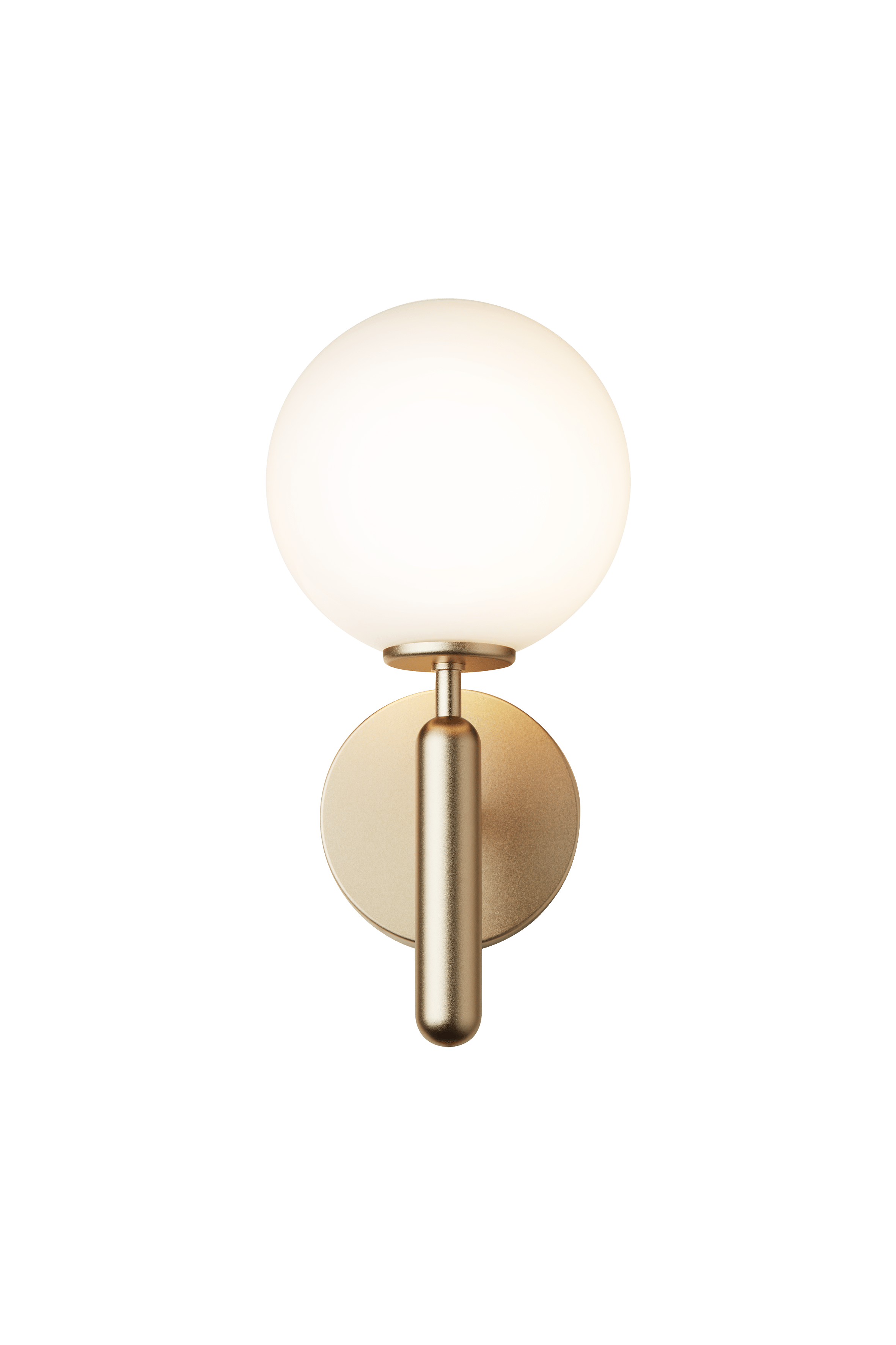 MIIRA Wall Lamp in Brass with Opal Glass