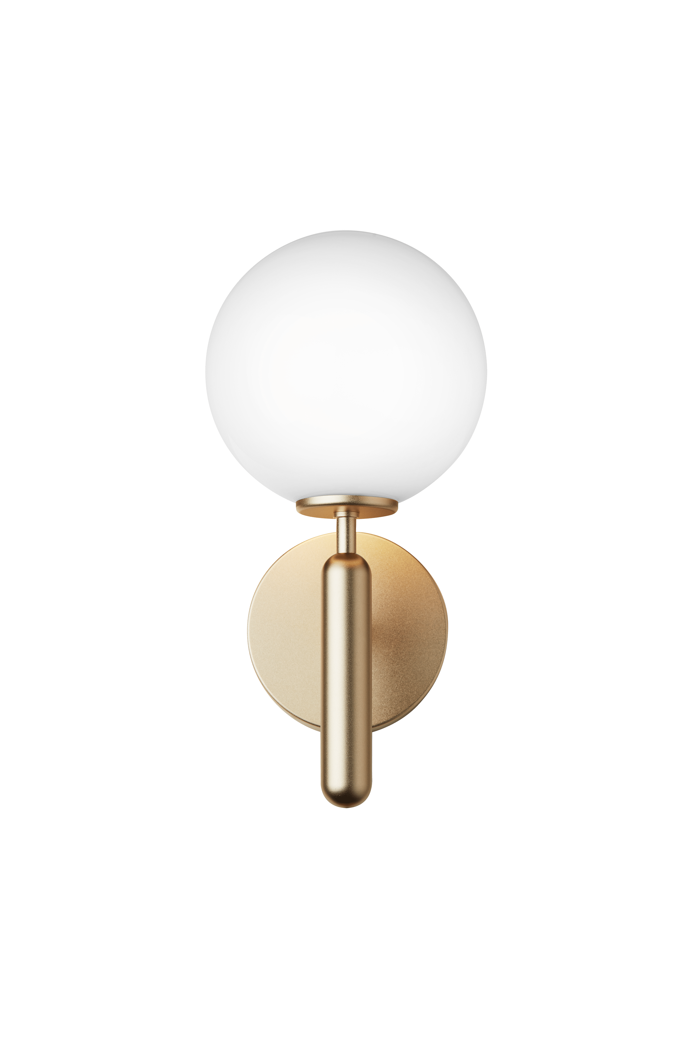 MIIRA Wall Lamp in Brass with Opal Glass