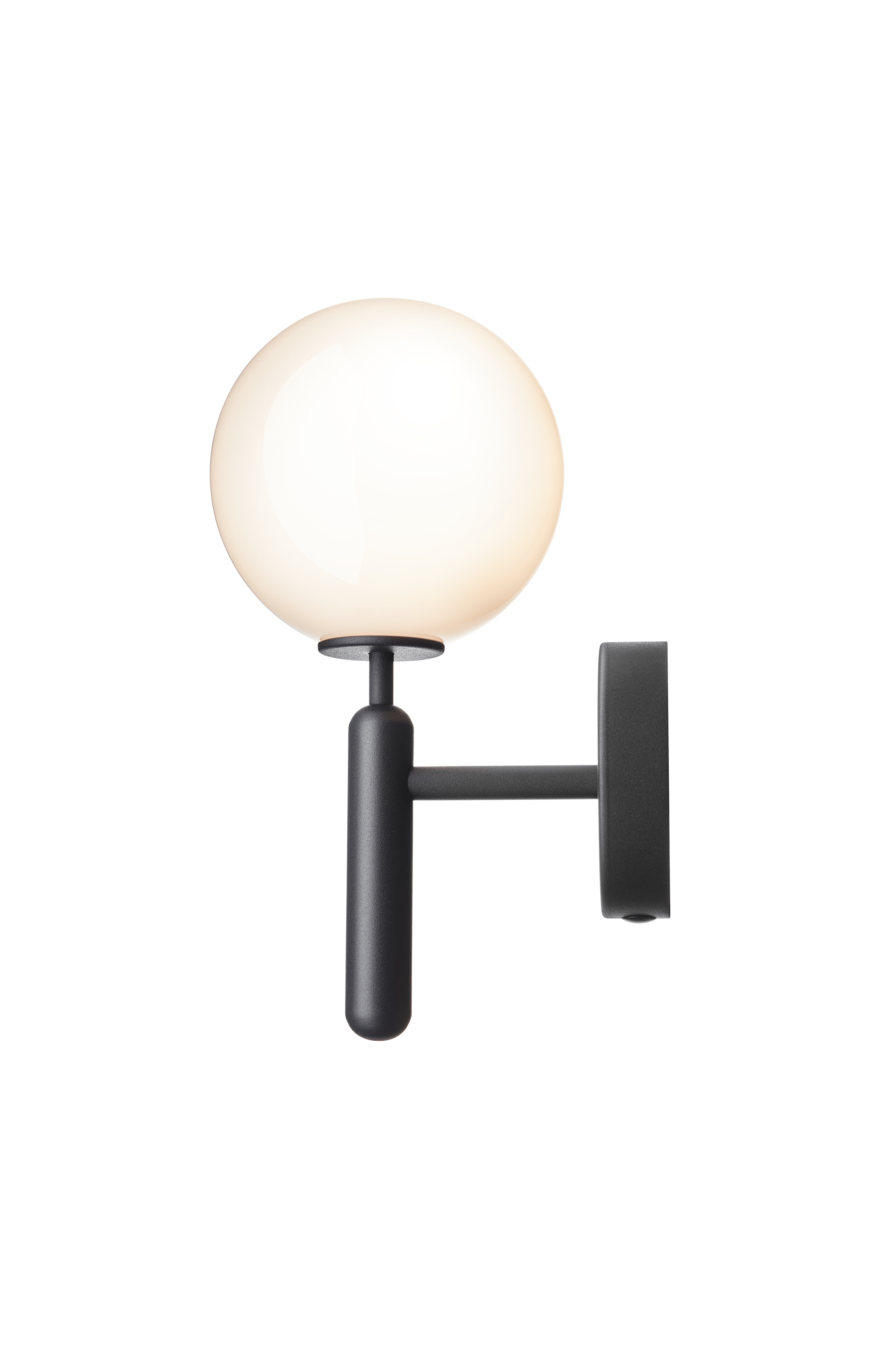 MIIRA Wall Lamp in Graphite with Opal Glass