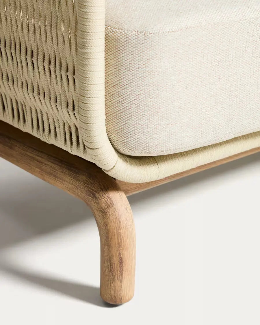 Sofa ogrodowa 3-osobowa ALIPA beżowy – Kave Home
