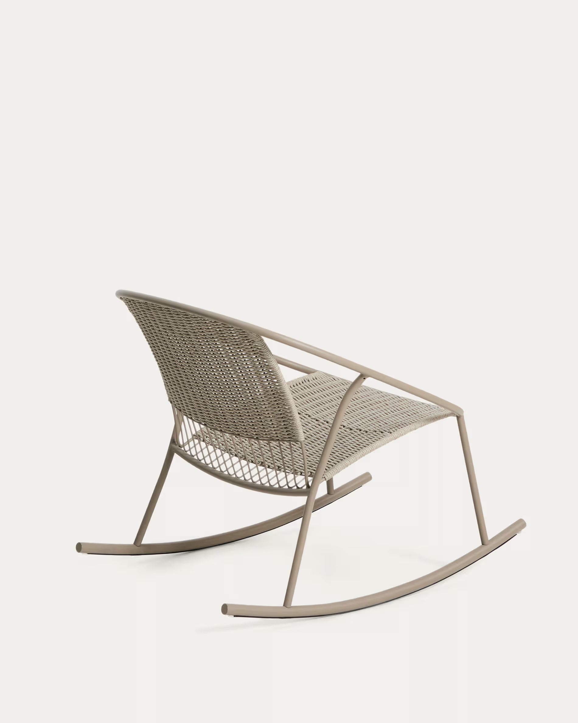 ATRANI Beige Rocking Garden Chair