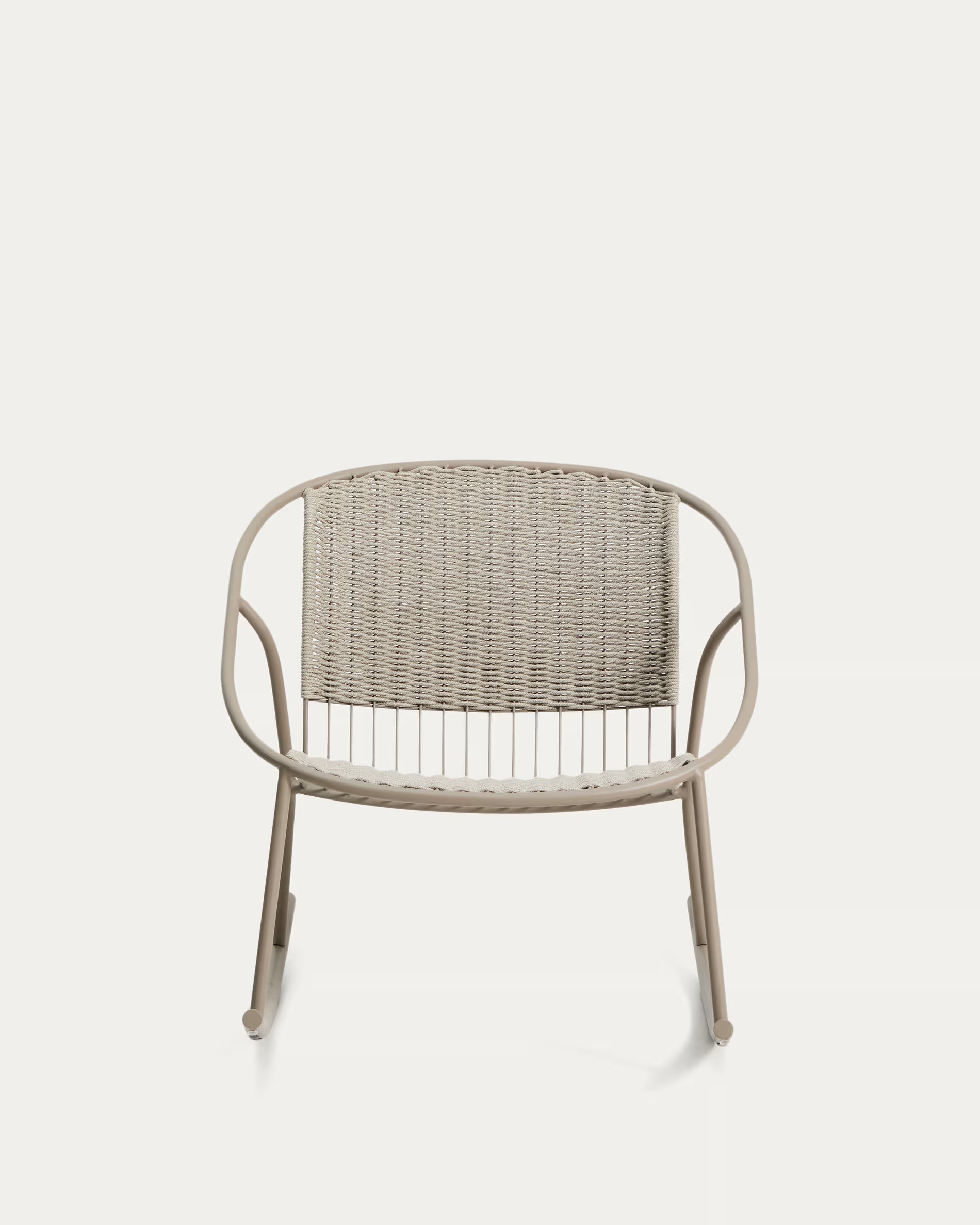 ATRANI Beige Rocking Garden Chair