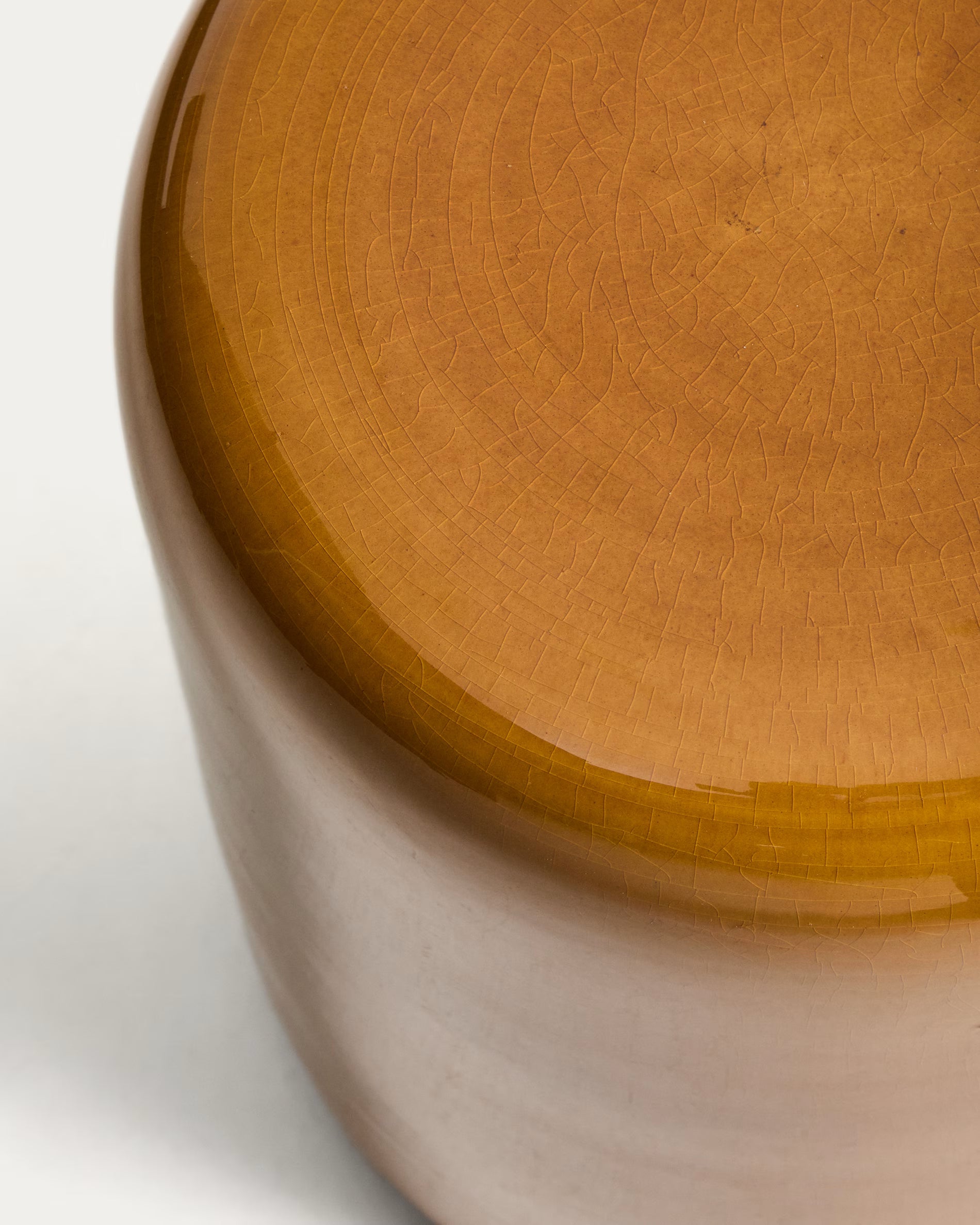 MESQUIDA Side Table Mustard Ceramic