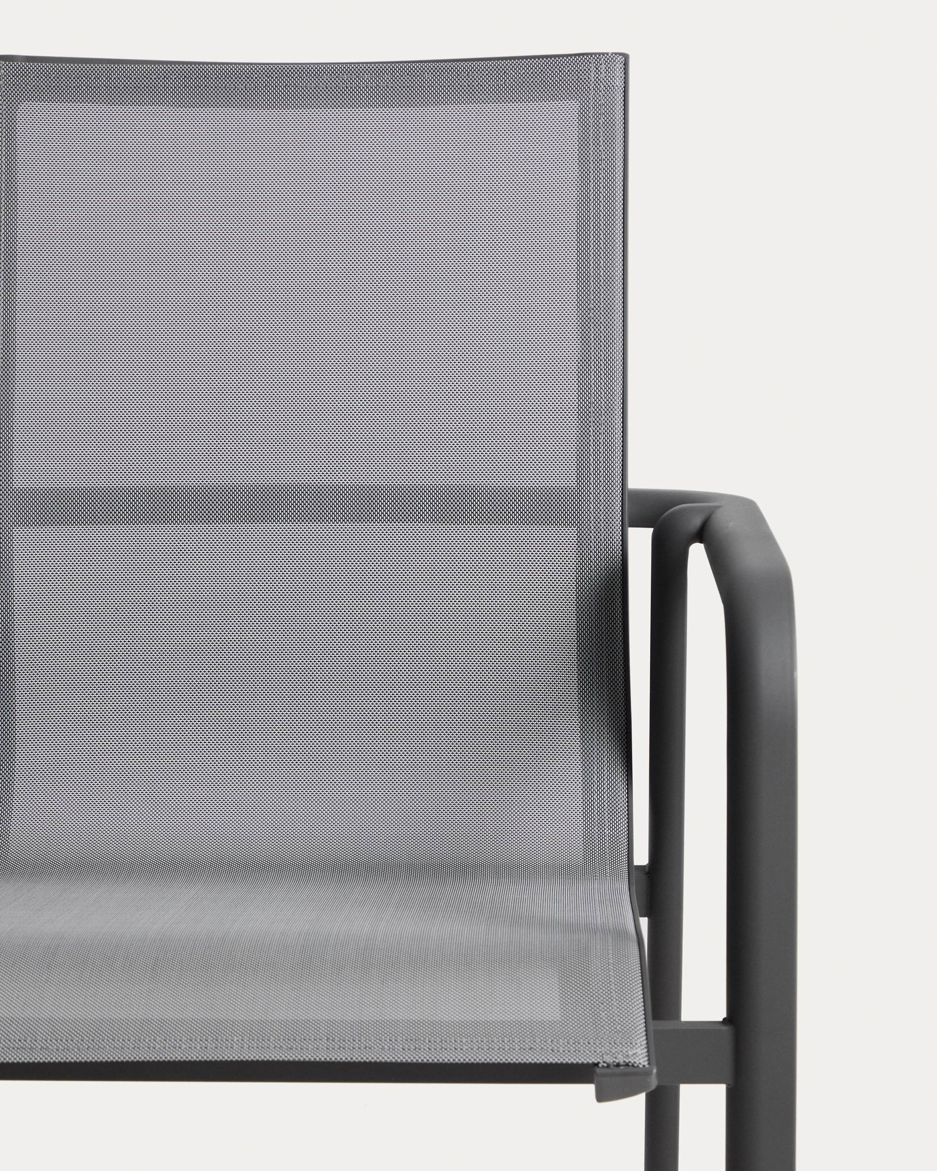 CANEA garden chair graphite