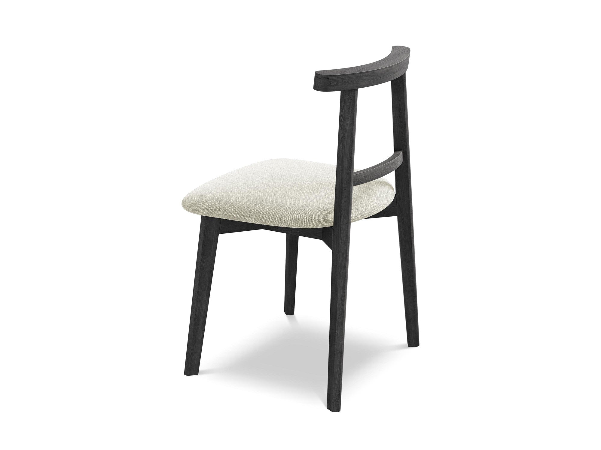OHELO Chair in Sandy Boucle with Black Beech Base