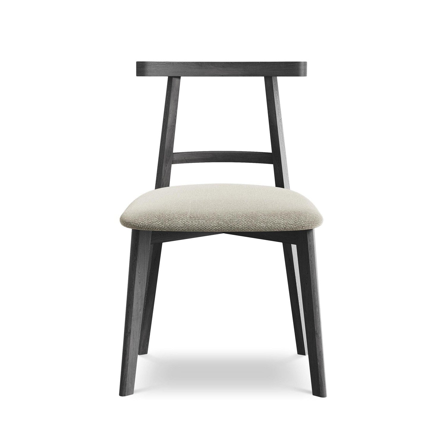 OHELO chair in taupe boucle with a black beech base