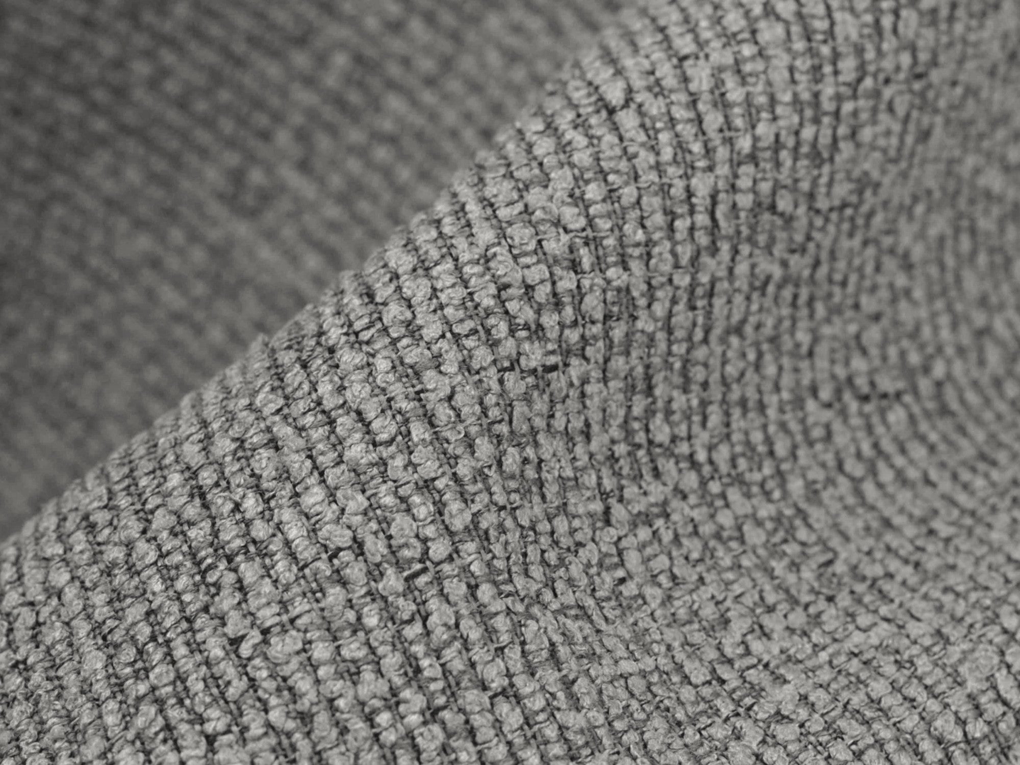 OHELO Chair in Light Gray Boucle with Black Beech Base