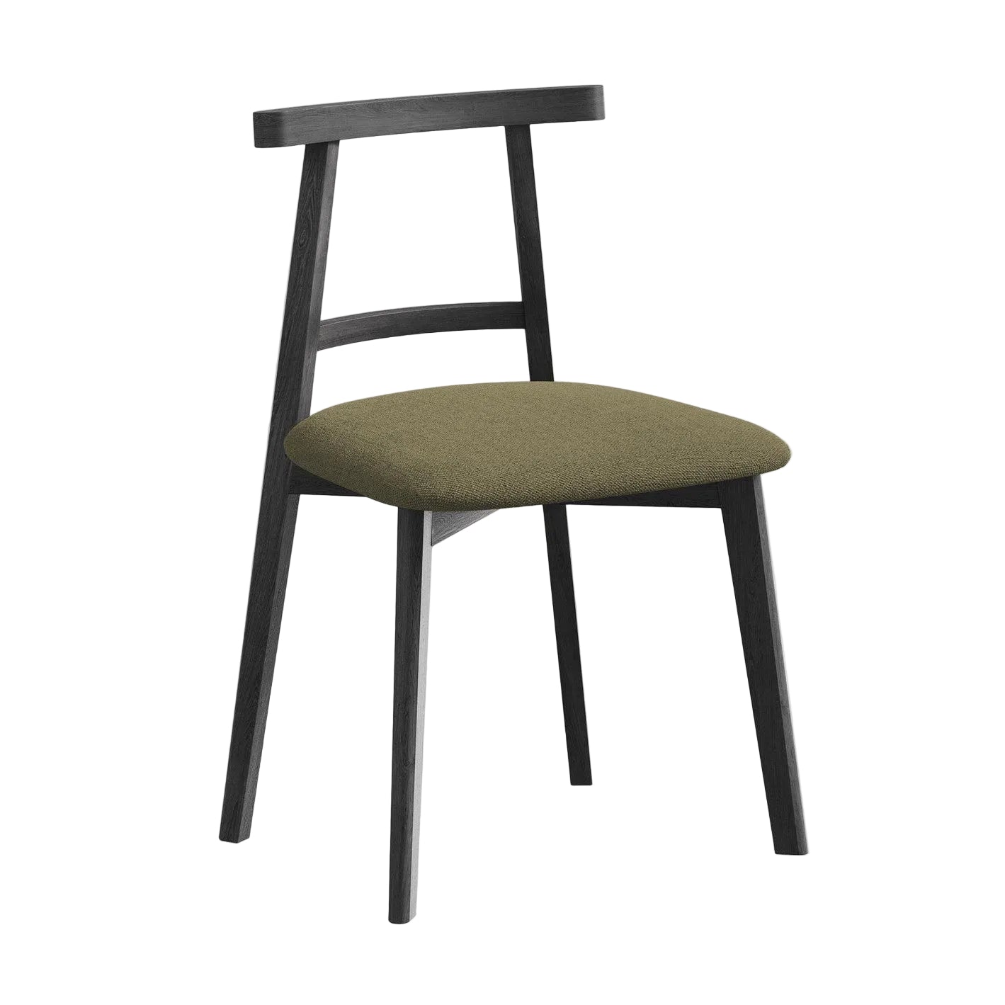 OHELO Chair in Olive with Black Beech Base