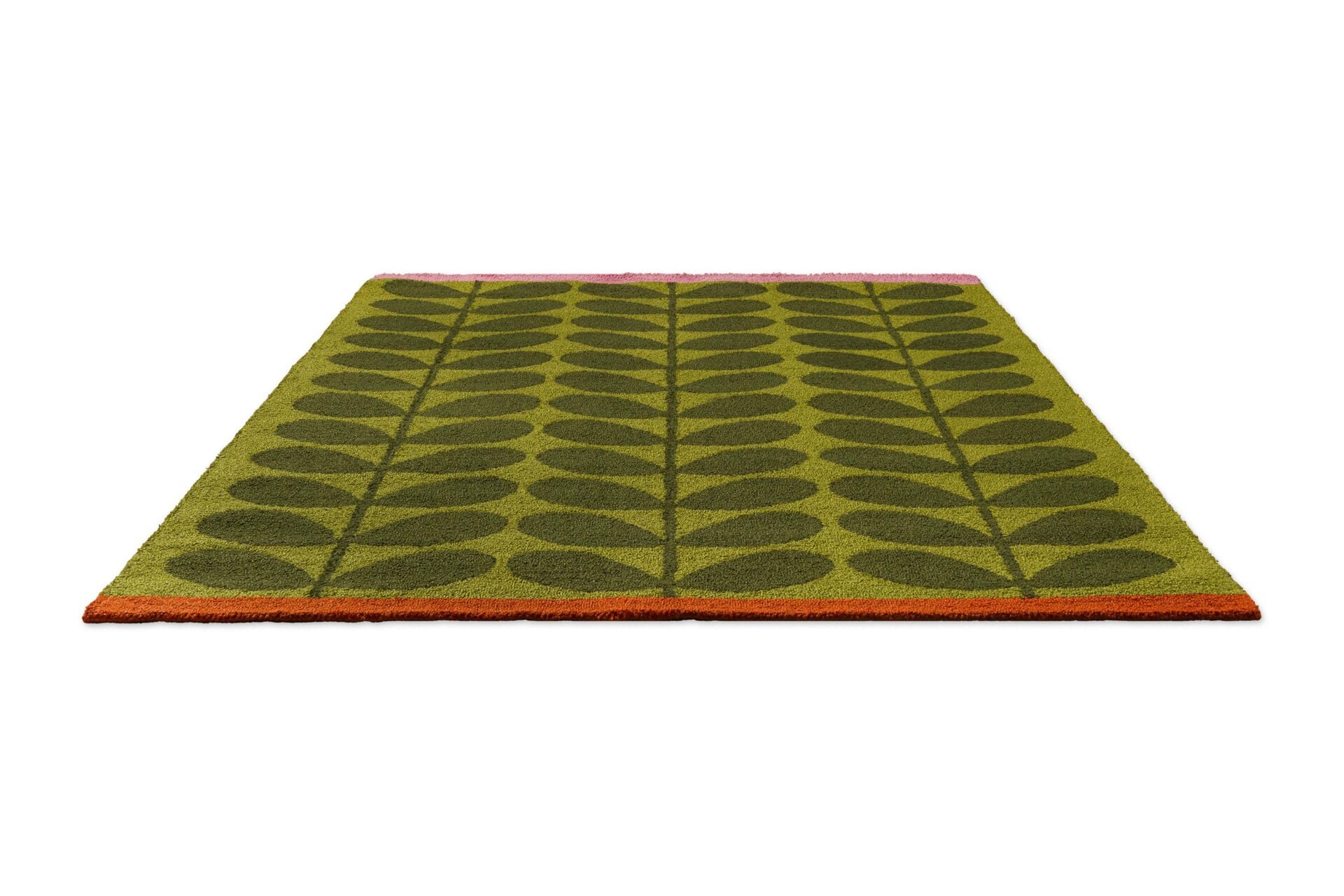 Solid Stem Seagrass Outdoor Rug Green