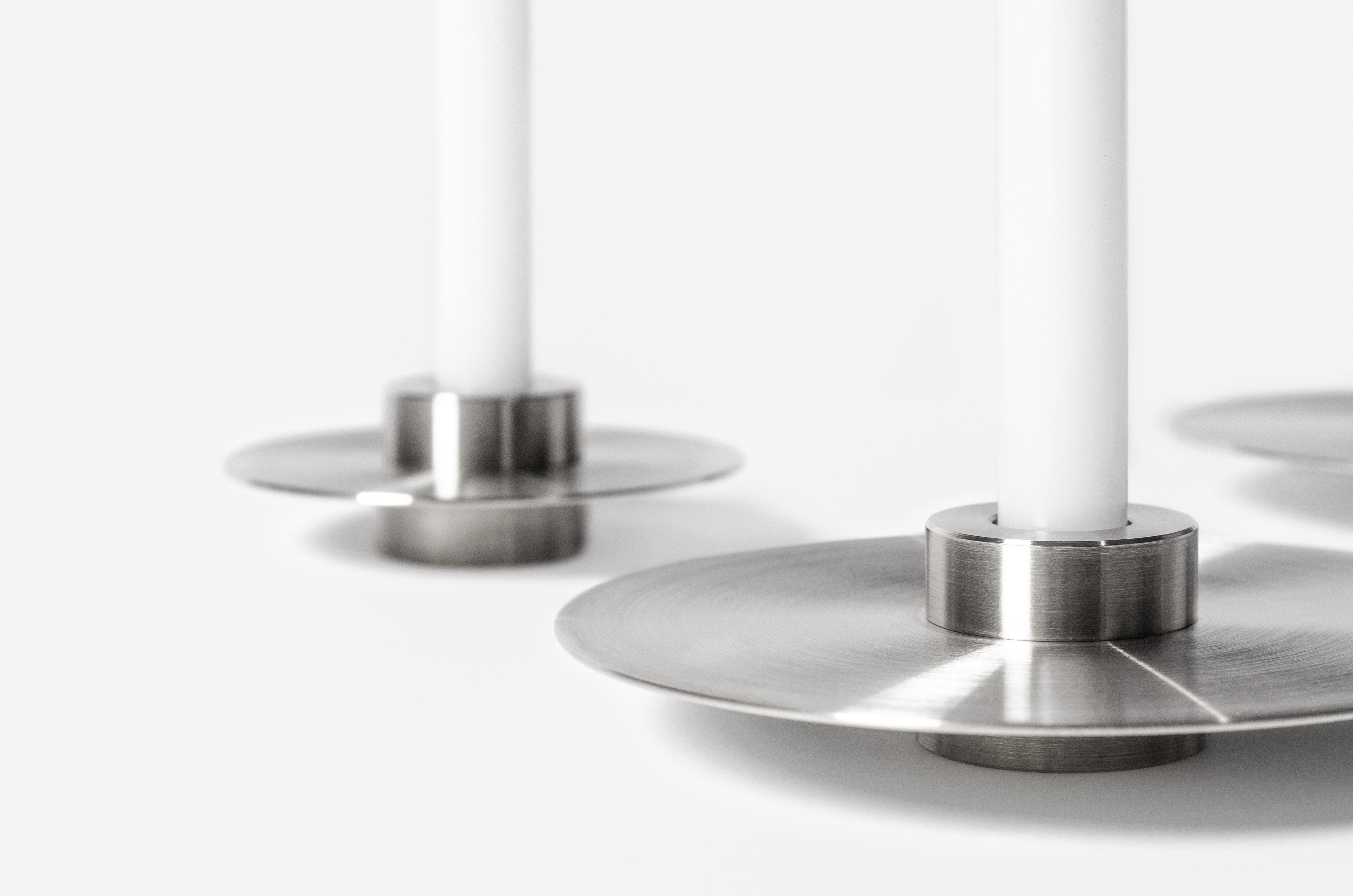 ORB Stahl Kerzenhalter Set