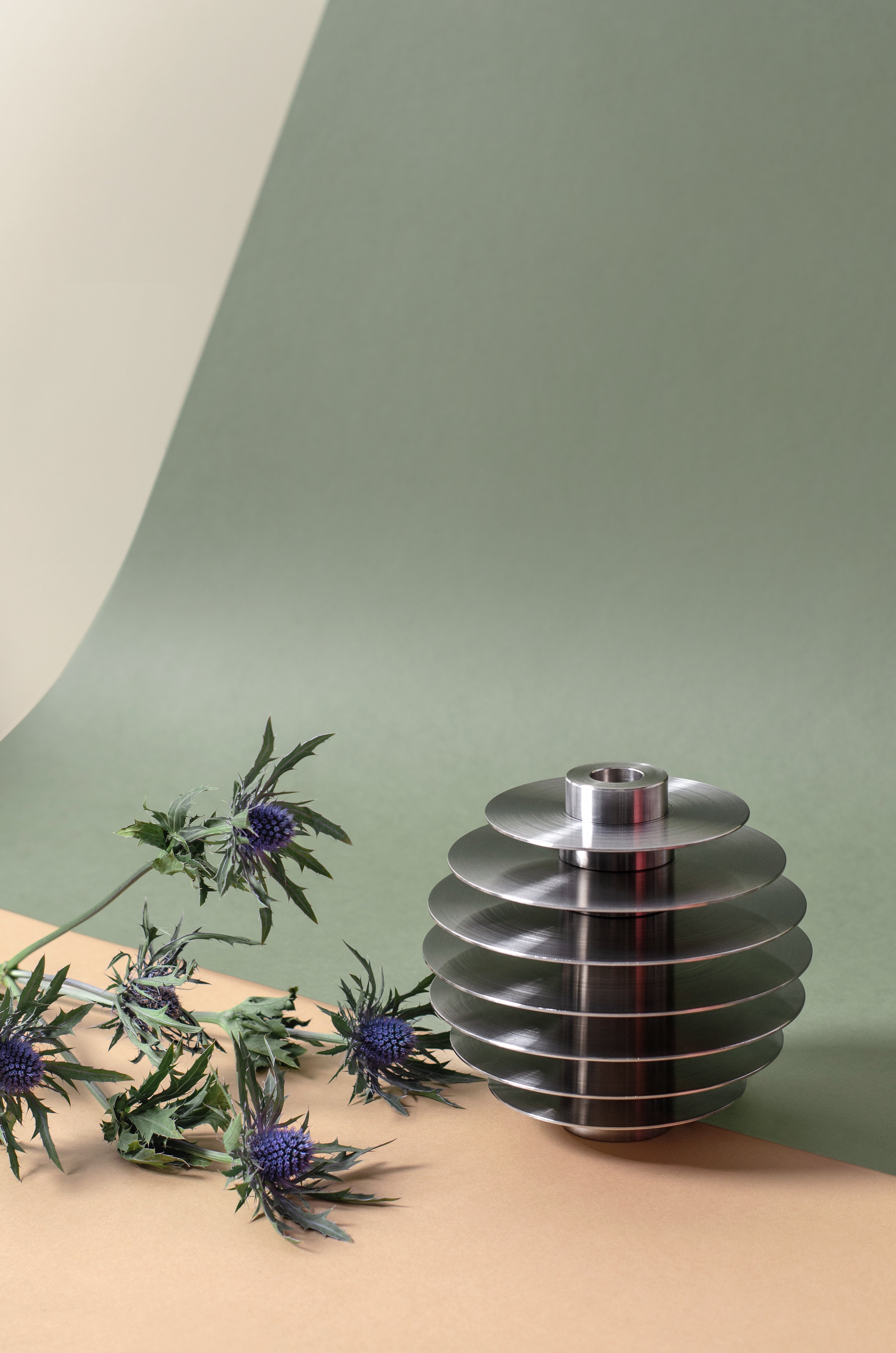 ORB Stahl Kerzenhalter Set