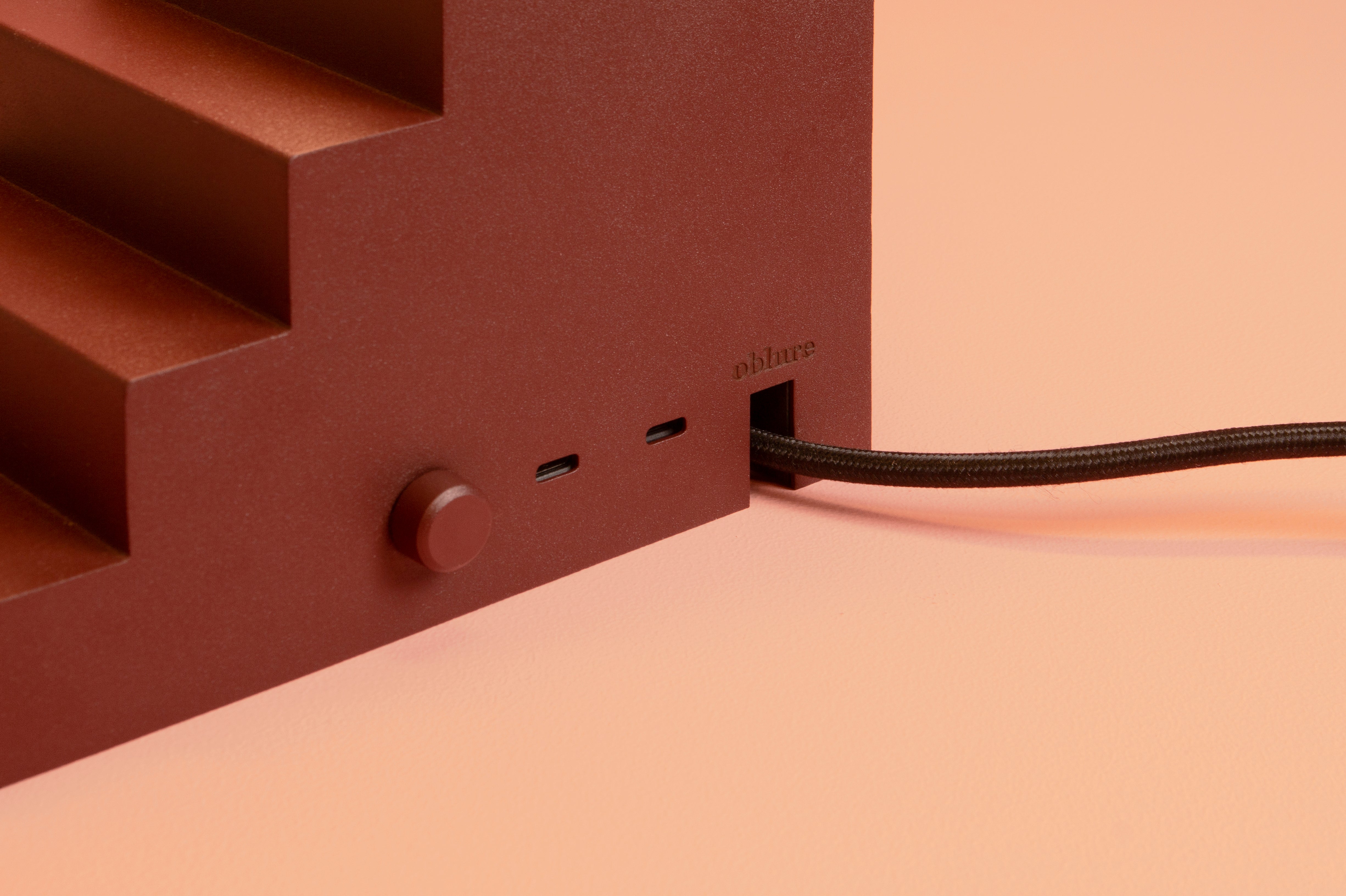 Tischlampe STAIR rot