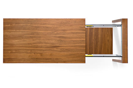 Extendable table OMNIA walnut wood