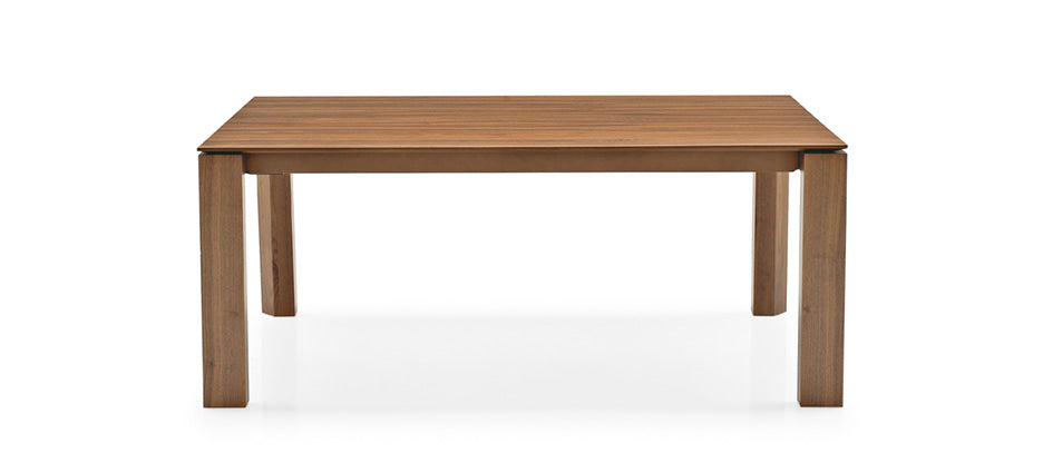 Extendable table OMNIA walnut wood