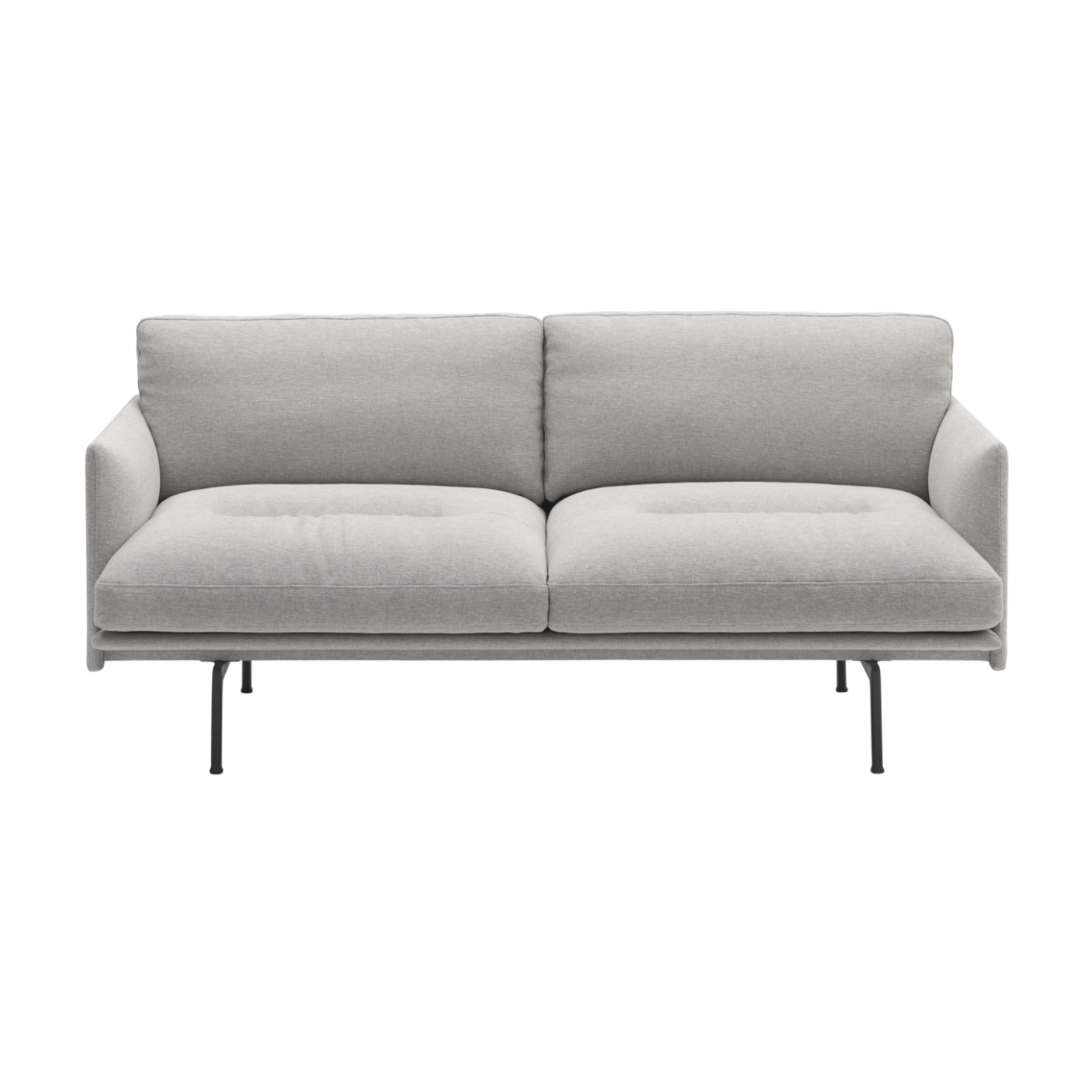 Sofa für 2 Personen OUTLINE SOFT gepolstert