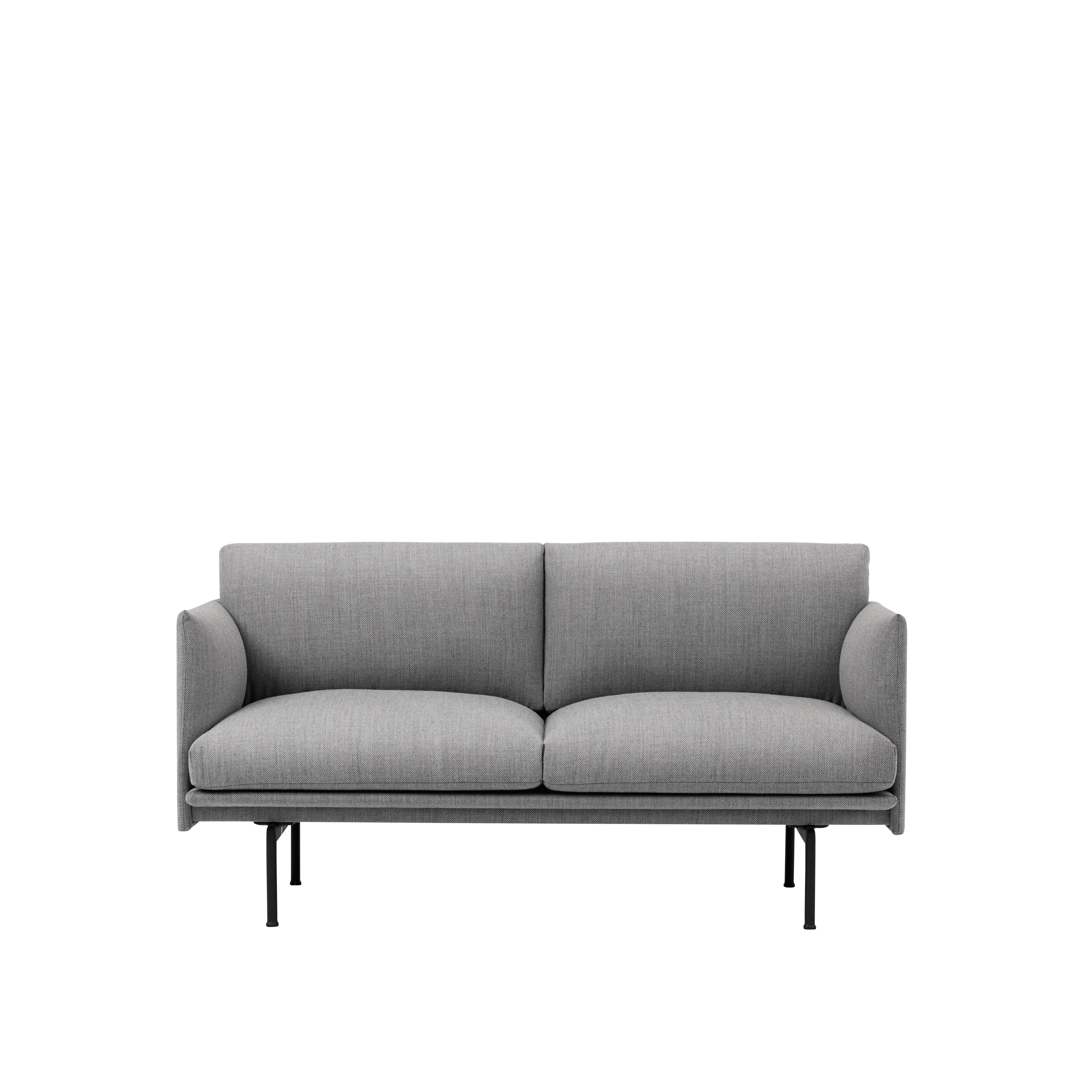 Sofa für 2 Personen OUTLINE STUDIO, gepolstert
