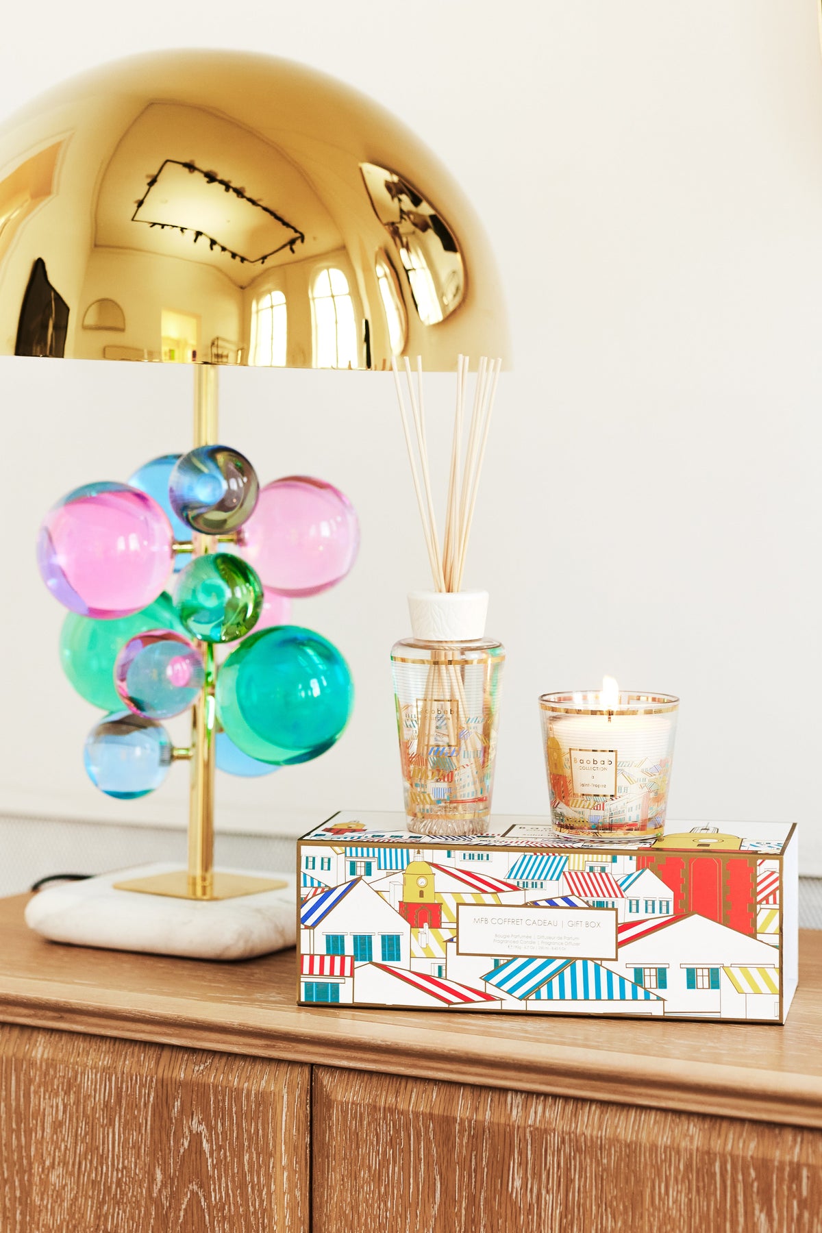 Zestaw upominkowy MY FIRST BAOBAB A SAINT-TROPEZ świeca i dyfuzor – zdjęcie 3