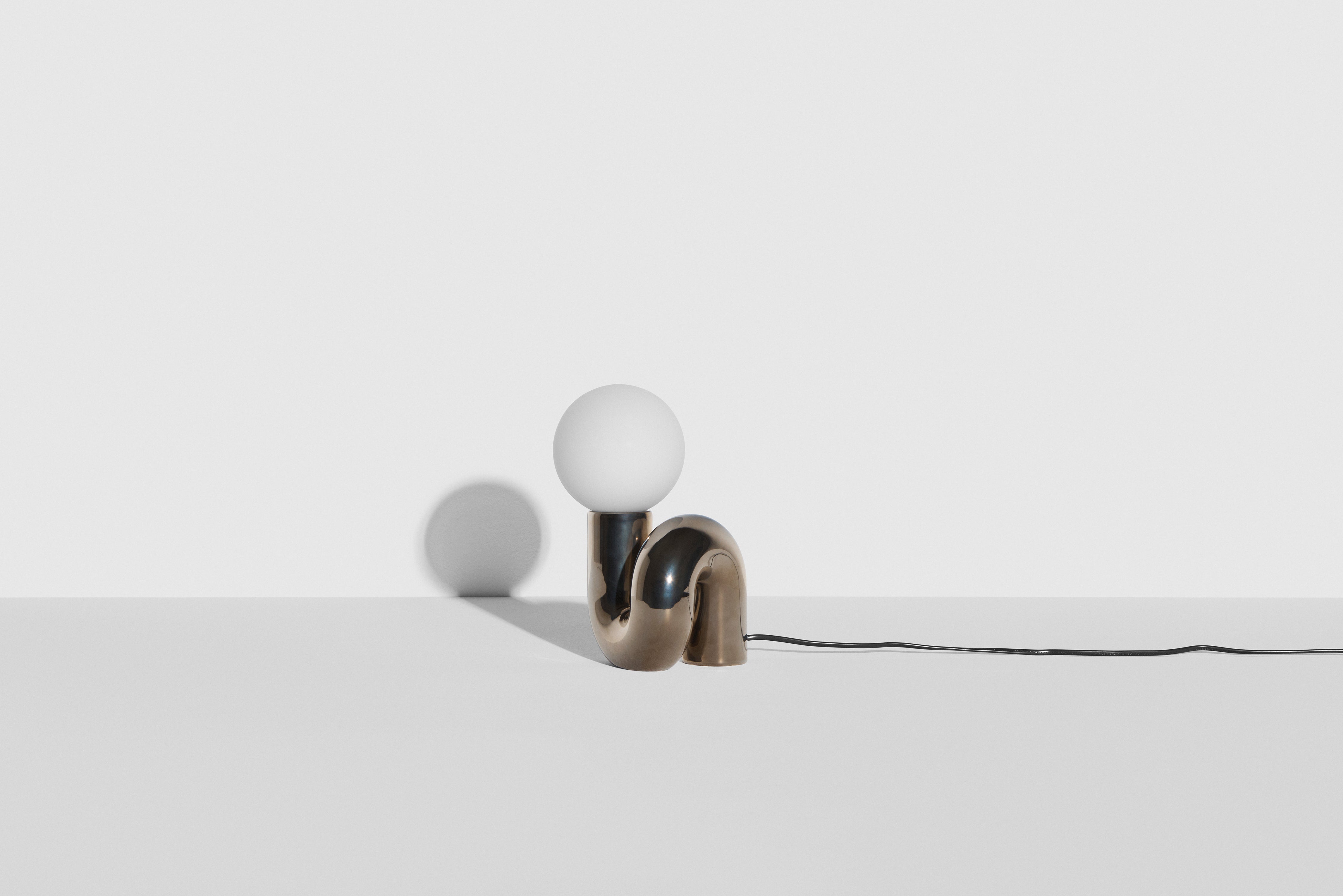 NEOTENIC silver table lamp